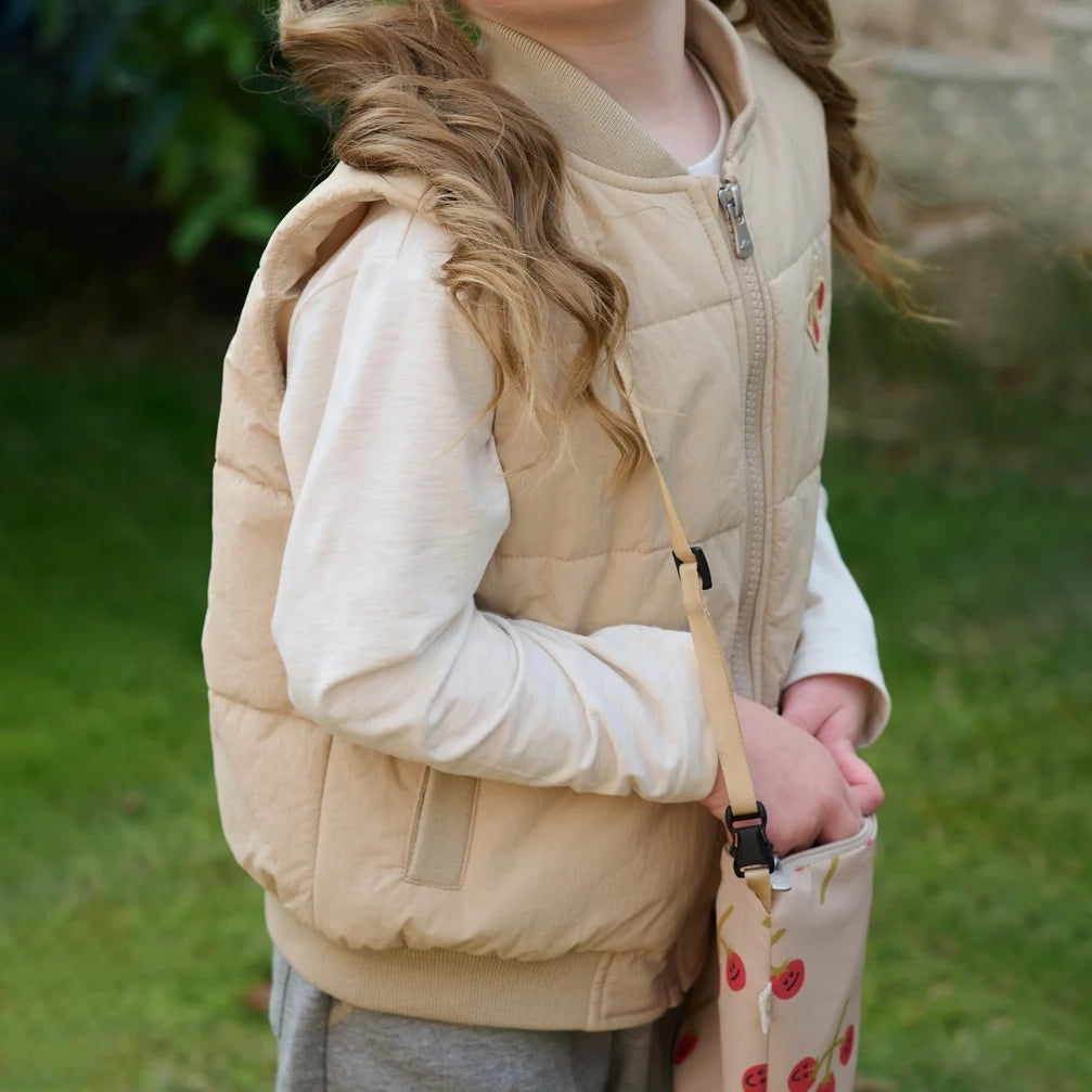 Petite Revery-Recycled Nylon Vest Toast