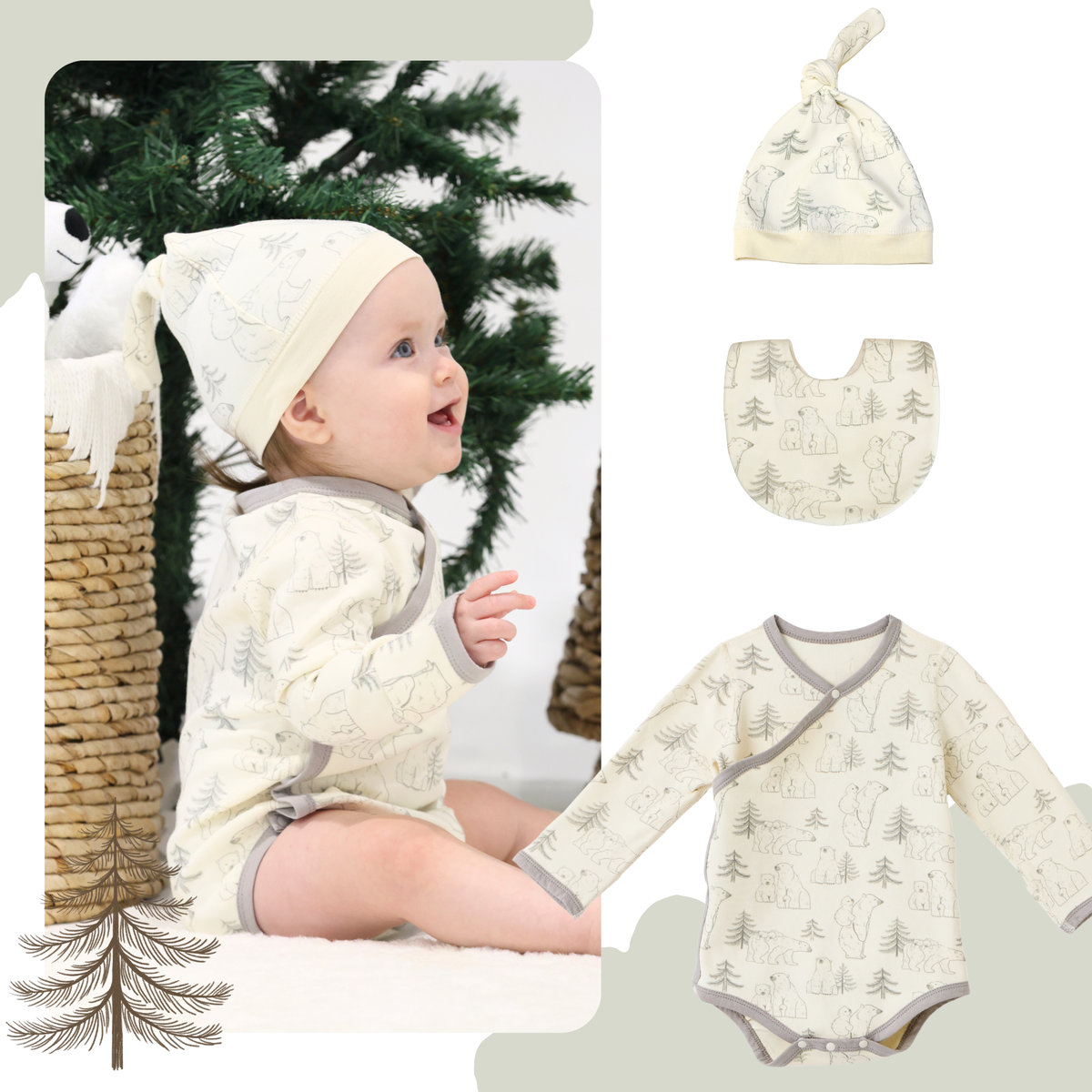 Blara Organic House-Bundle C Polar Bear Family