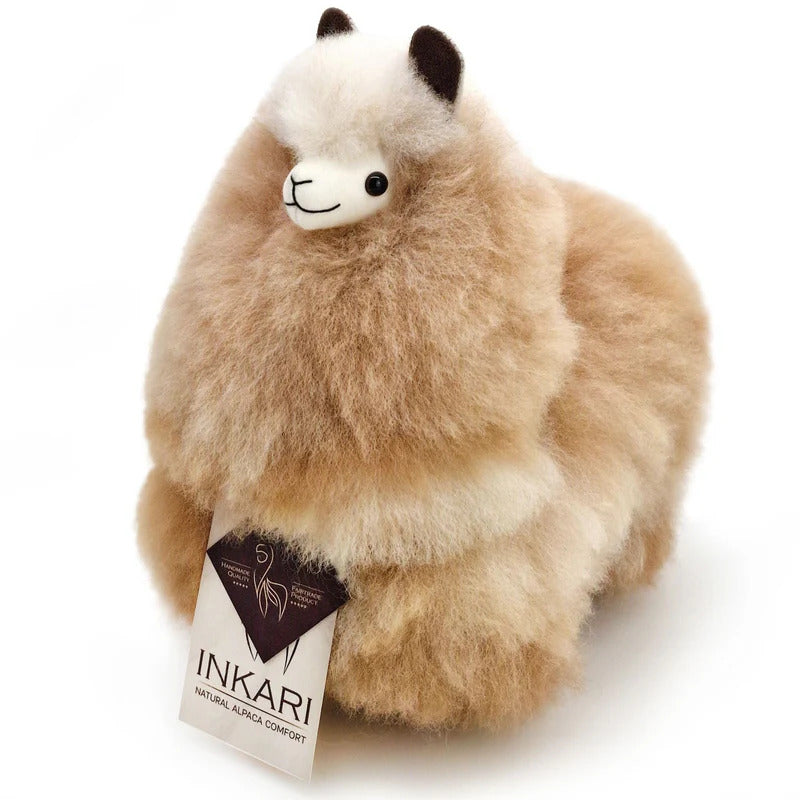 Inkari-Naturals-Alpaca Toy Sandstone 23cm