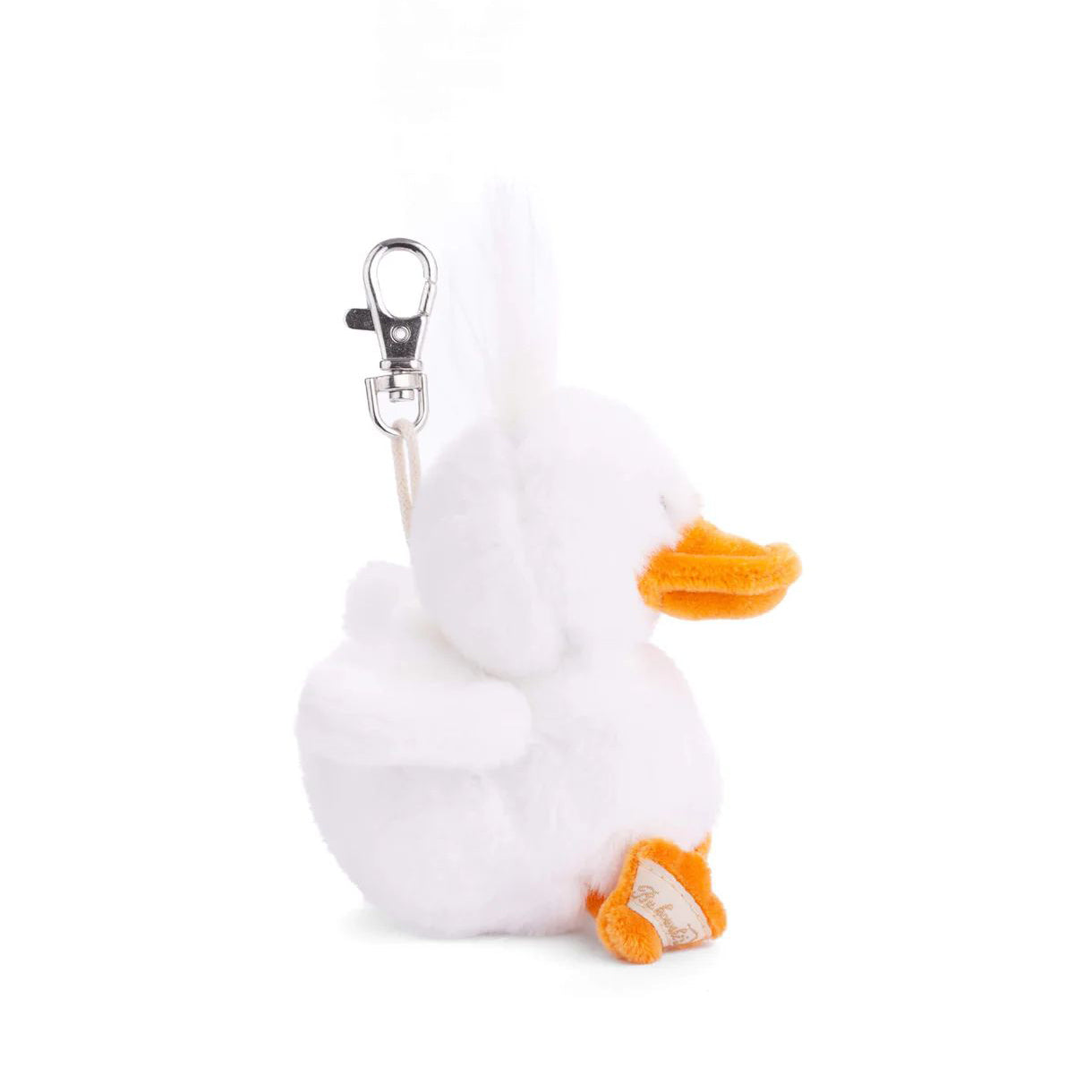 Bukowski Bears-Quack Bag Charm-White