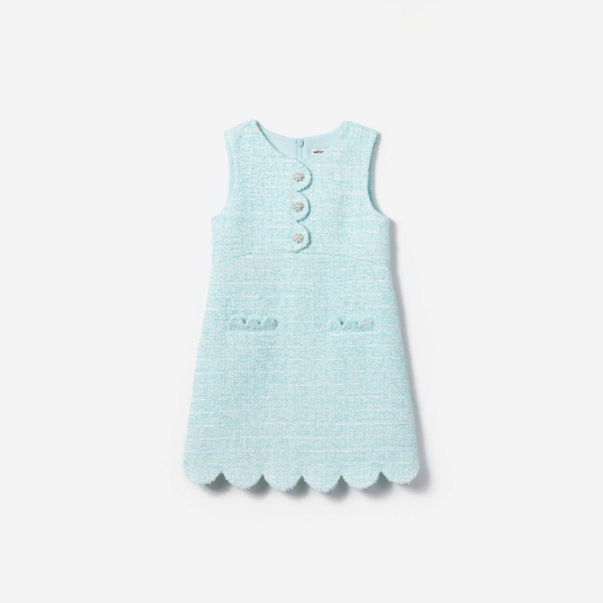 MINT BOUCLE DRESS