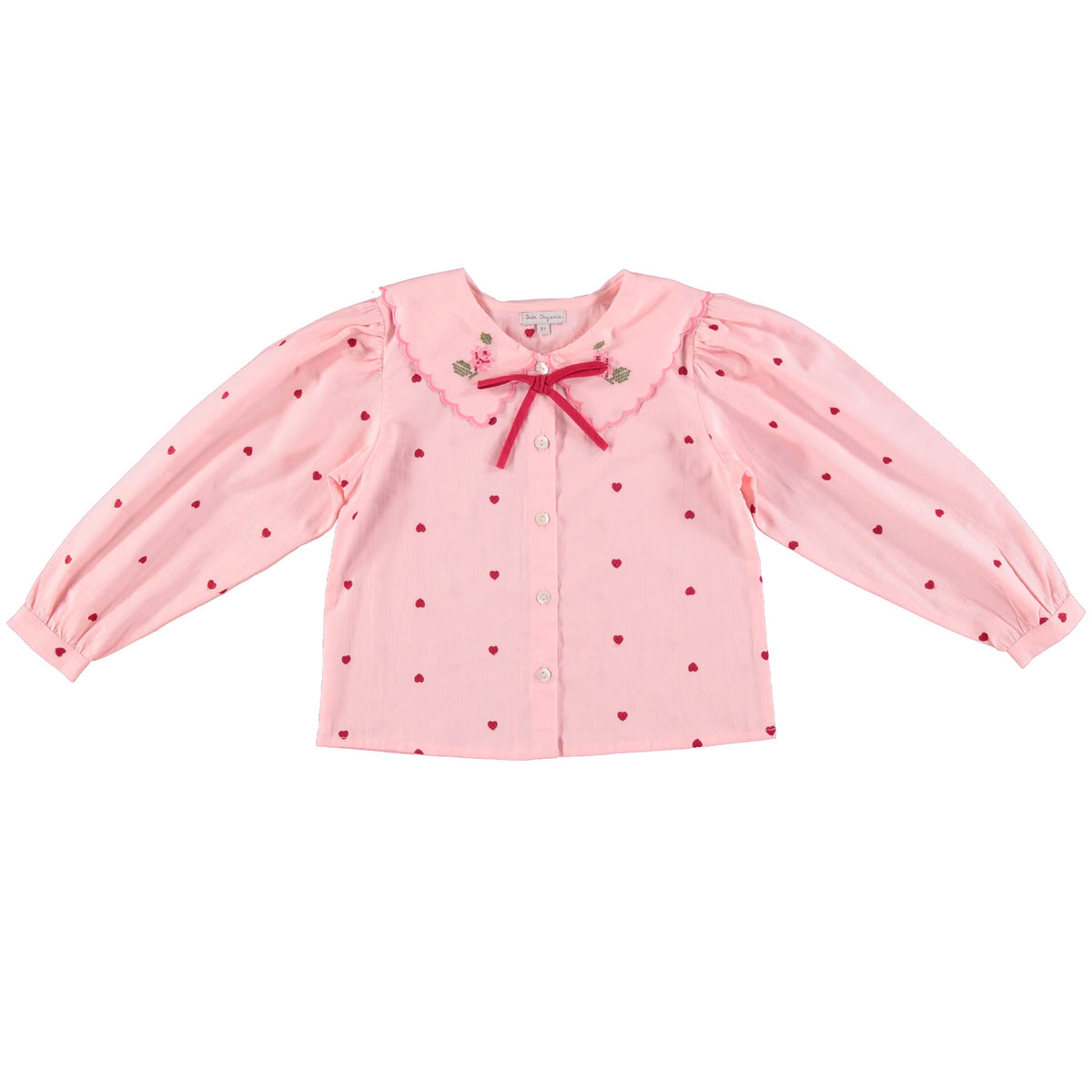 Bebe Organic-Rose Blouse We Heart Roses