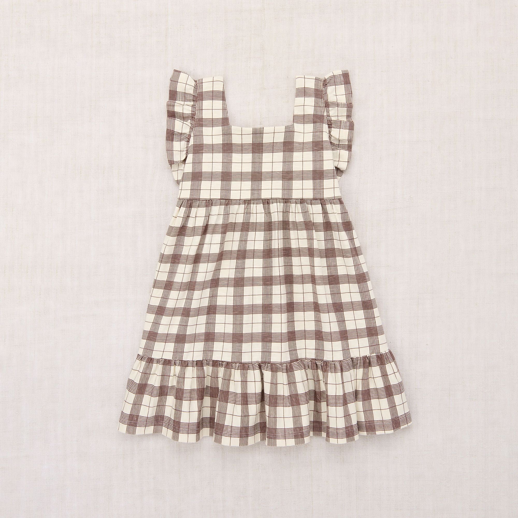 Misha & Puff-Girls Ruffle Sleeve Dress Cola Piazza