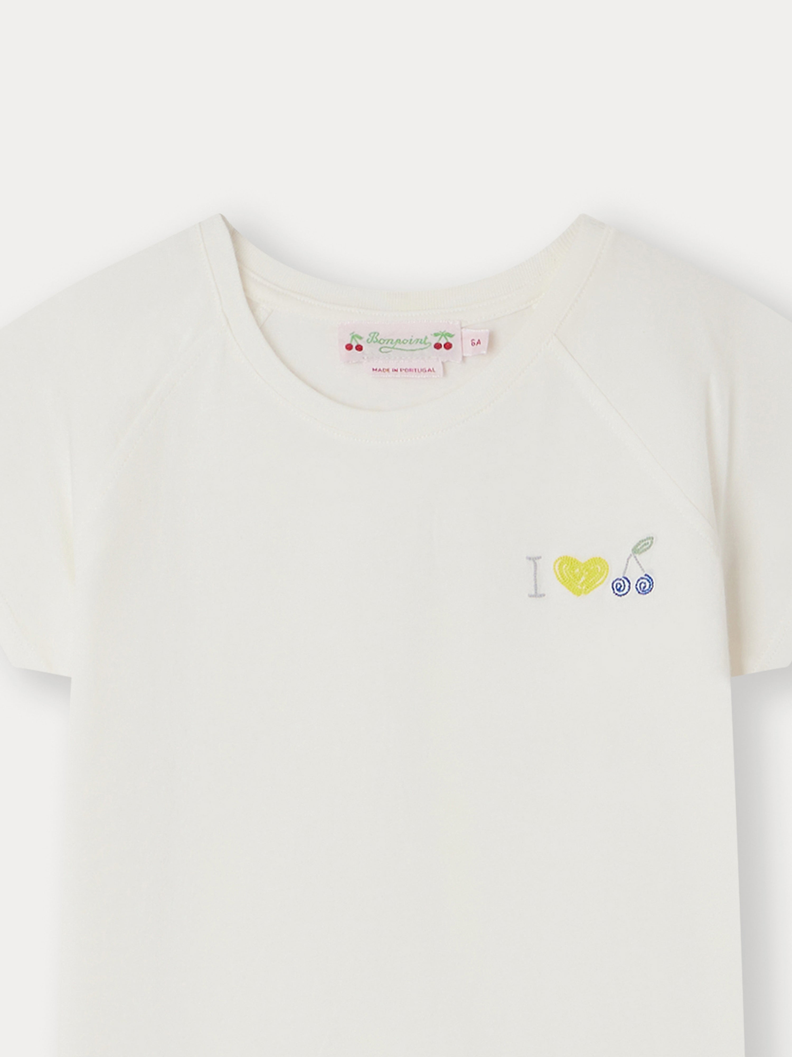 T-SHIRT ASMAE-UPB BLANC LAIT