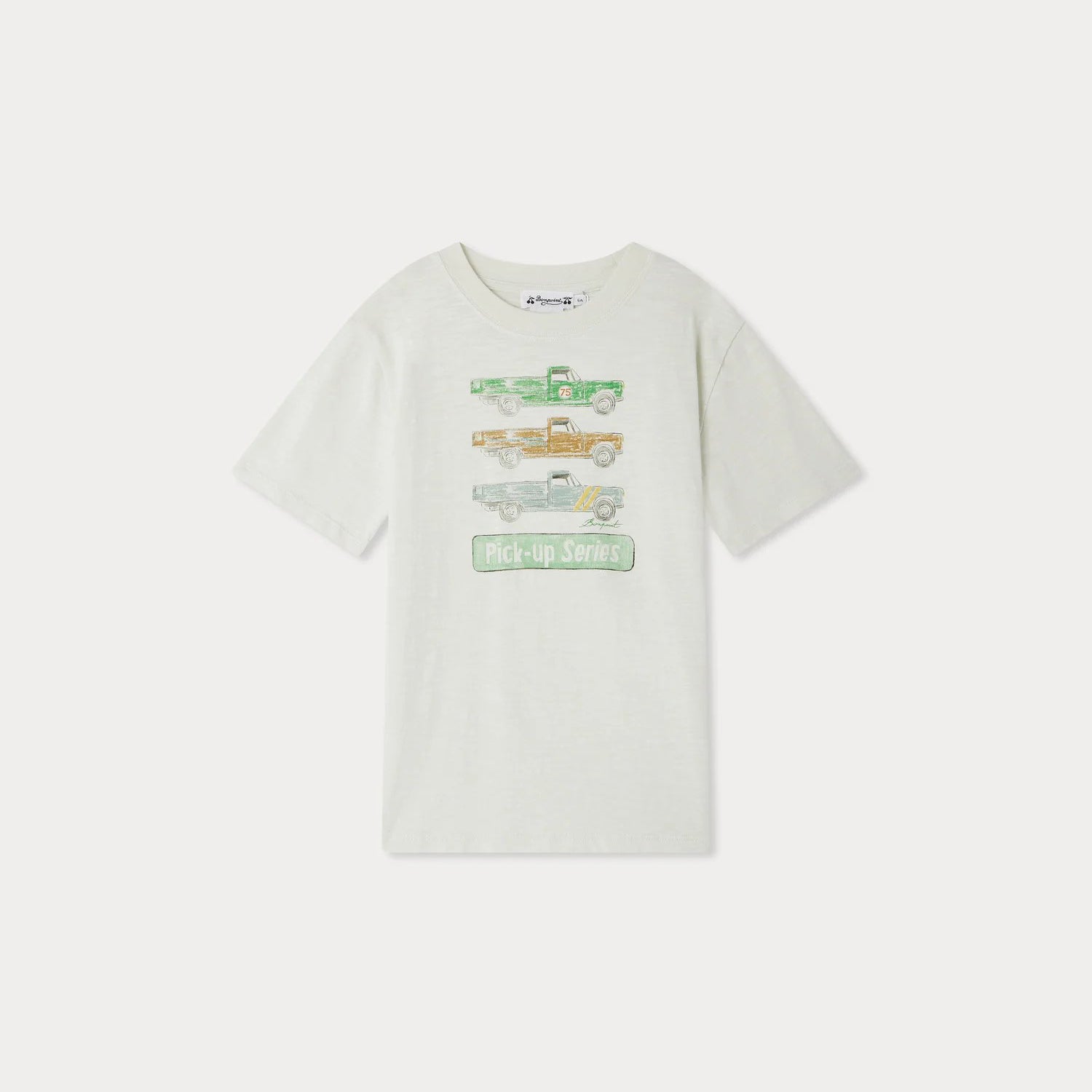 Bonpoint-Thibald t-shirt with pick-up trucks print