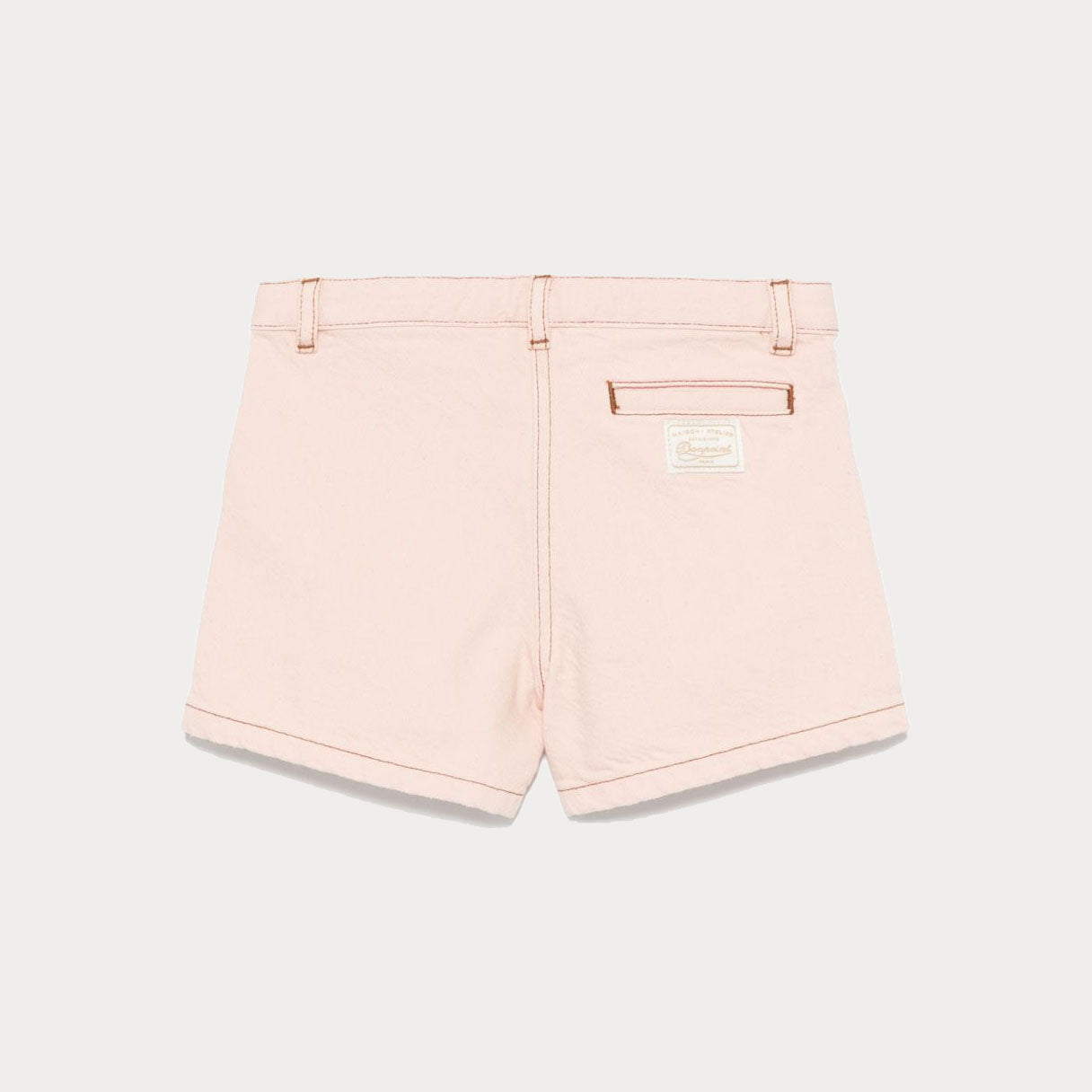 Bonpoint-Girls Pink Denim Shorts