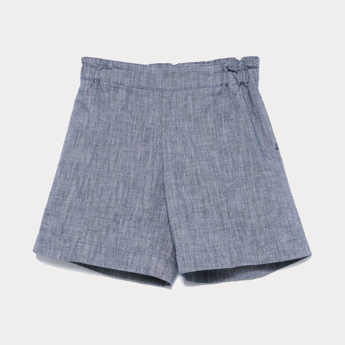 Bonpoint-Girls Blue Cotton Shorts