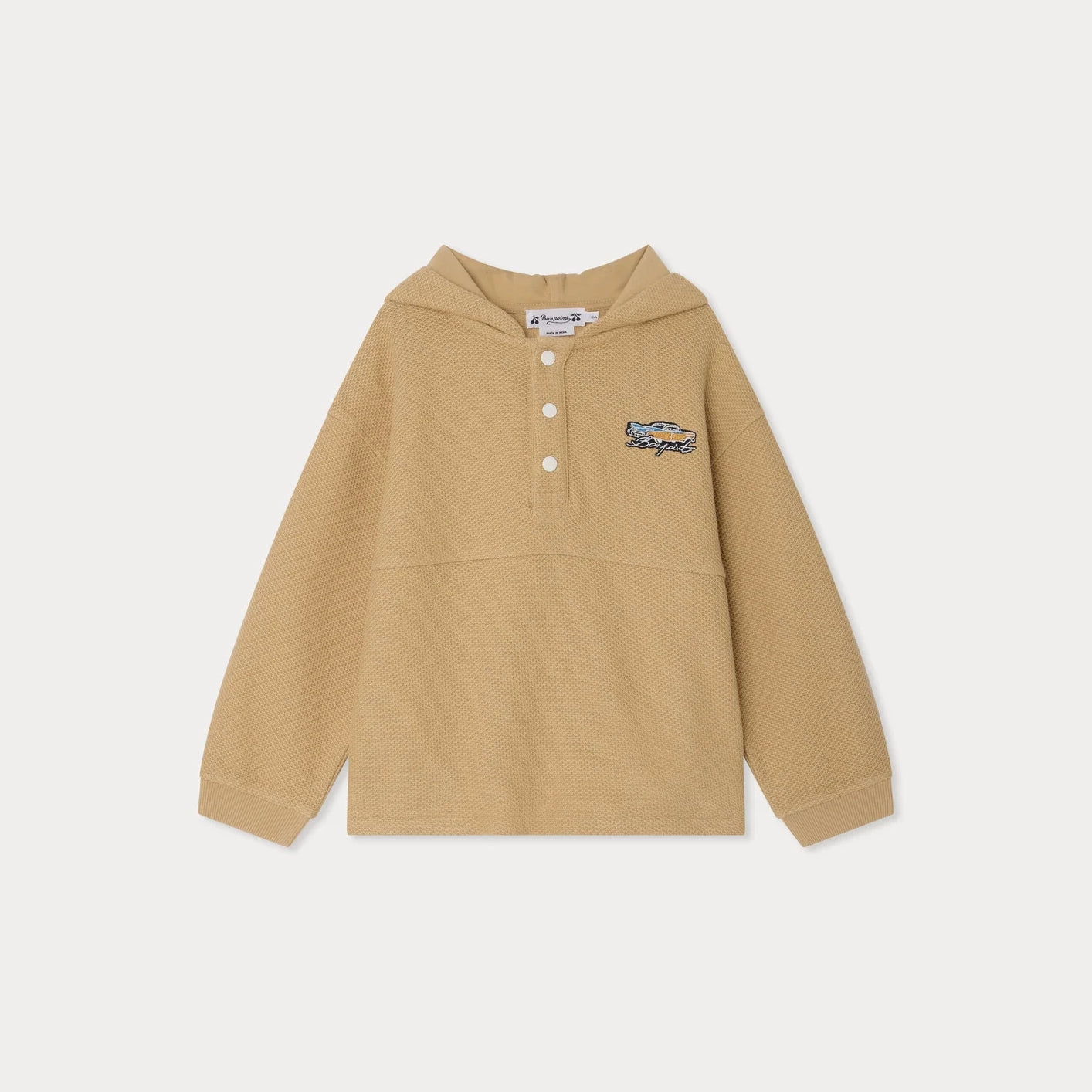 Bonpoint-Boys Sweat Edan Beige