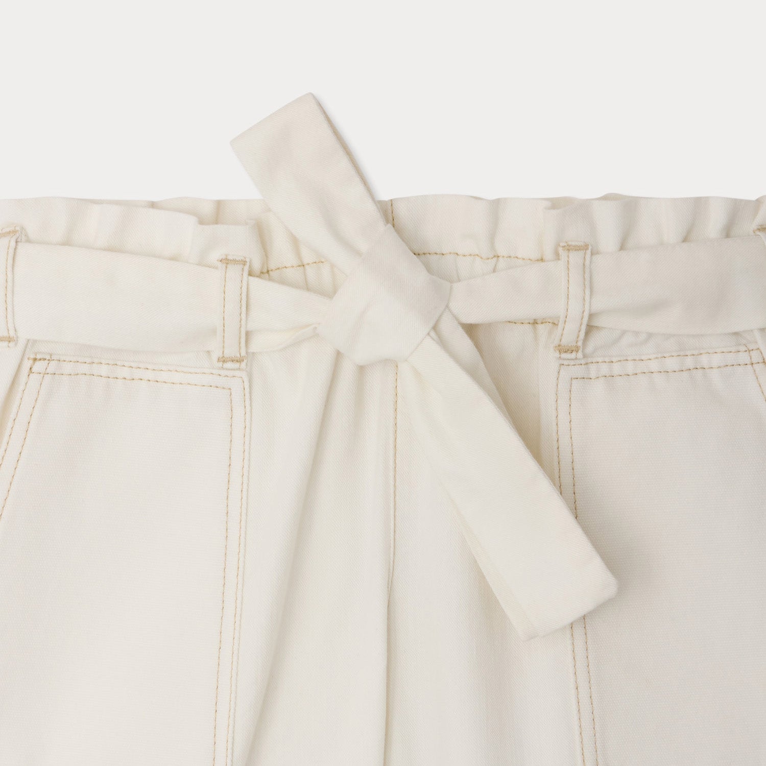 Bonpoint-Short Lorrie Blanc Lait