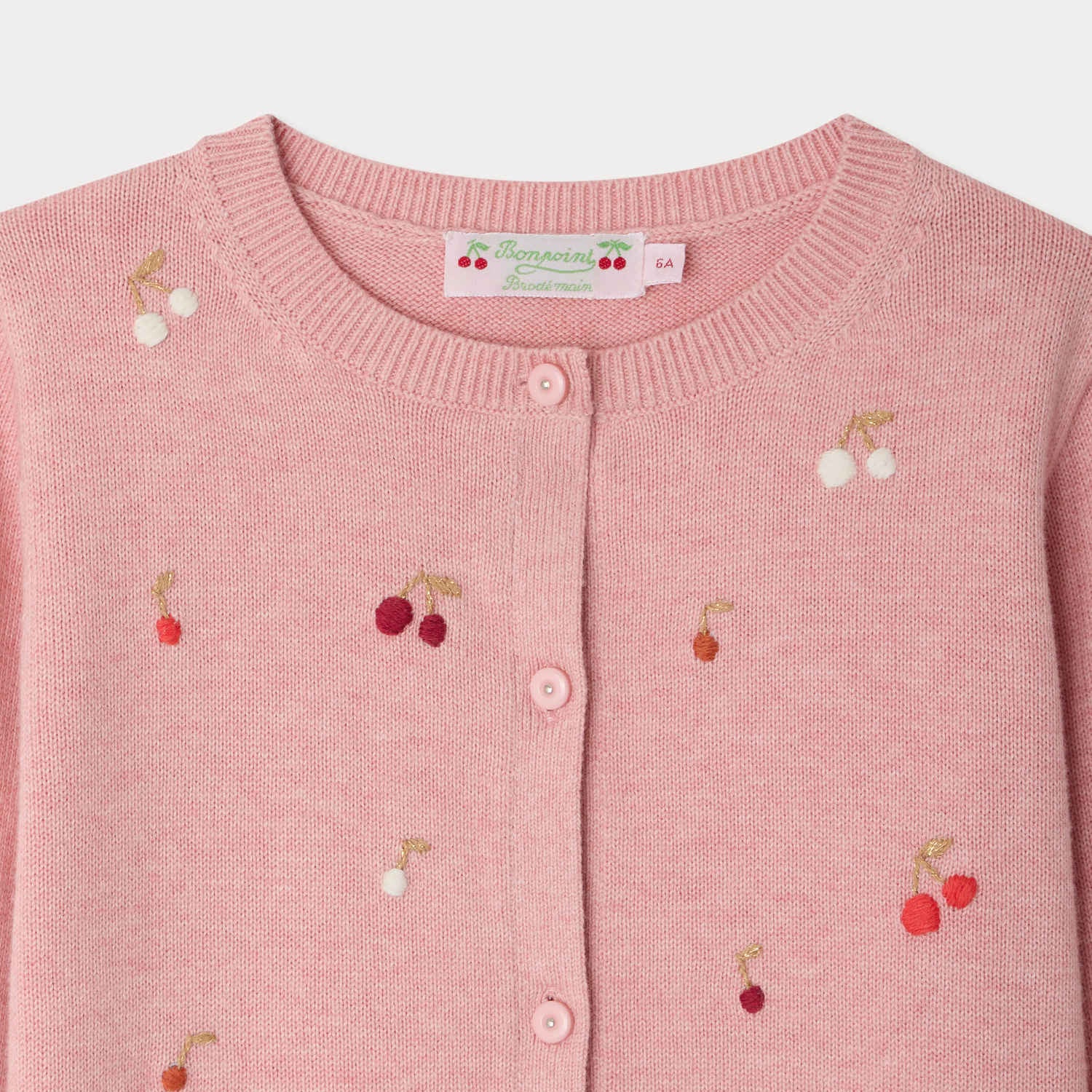 Bonpoint-Cardigan Lilith Upb Rose Fane