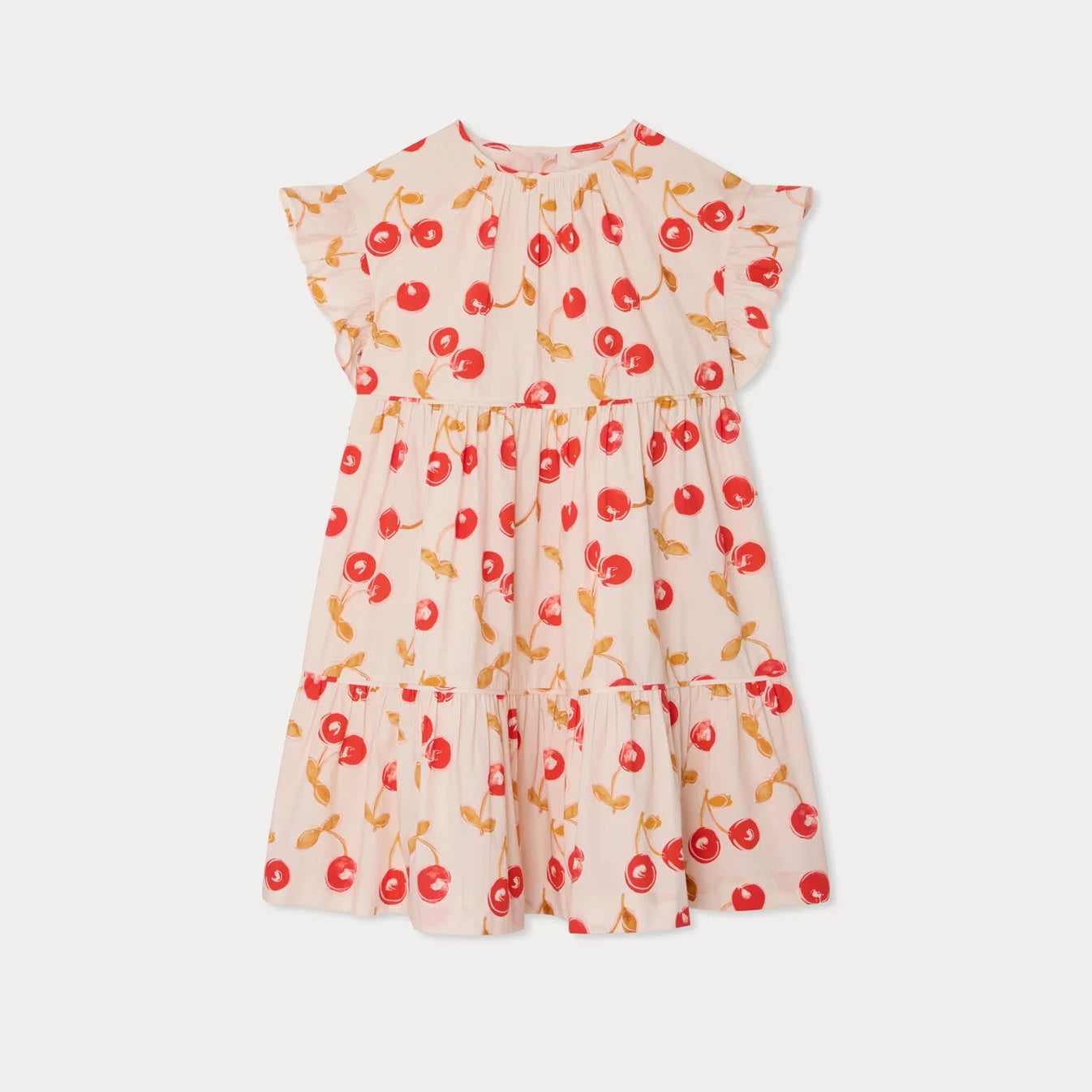 Bonpoint-Girls Dress Leontine Ecru