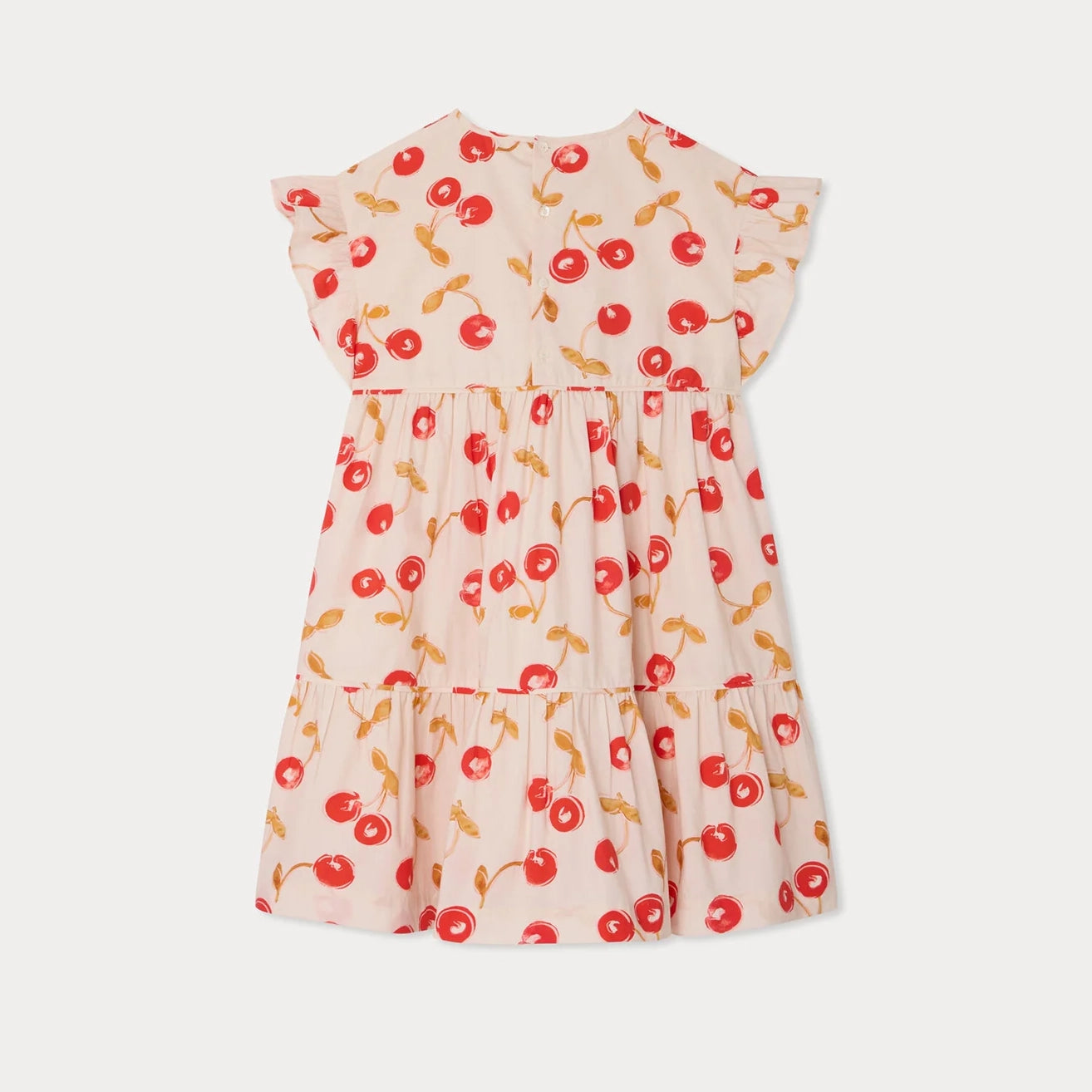 Bonpoint-Girls Dress Leontine Ecru