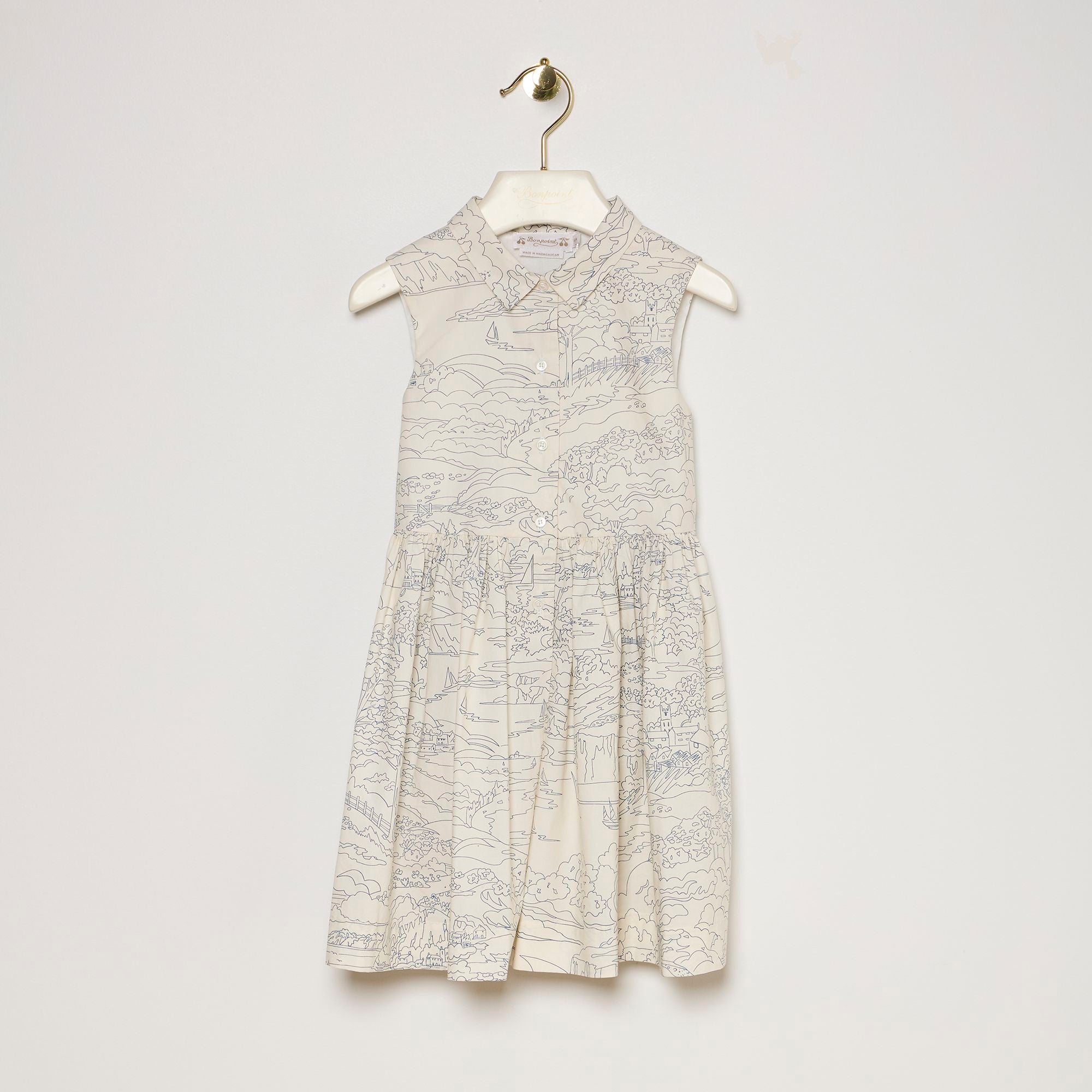 Bonpoint-Robe Anne Imp Encre