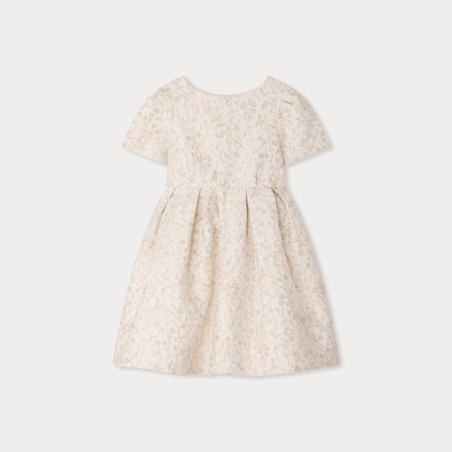Bonpoint-Robe Lilibet Fleurs Rose
