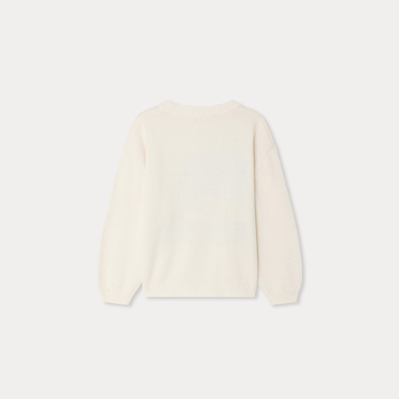 Bonpoint-Pull Anumati Blanc Naturel