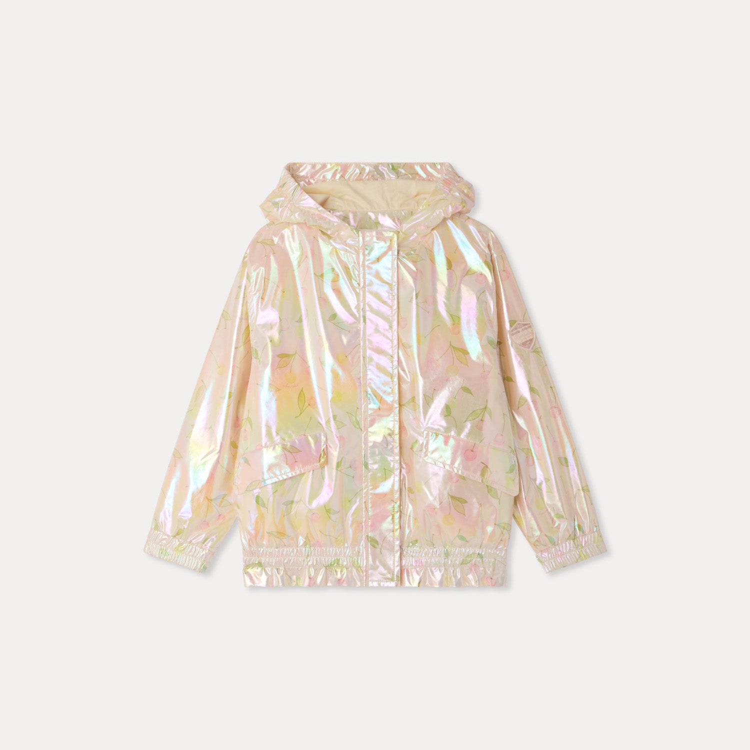 Bonpoint-Blouson Lyane Imp Rose Poudre