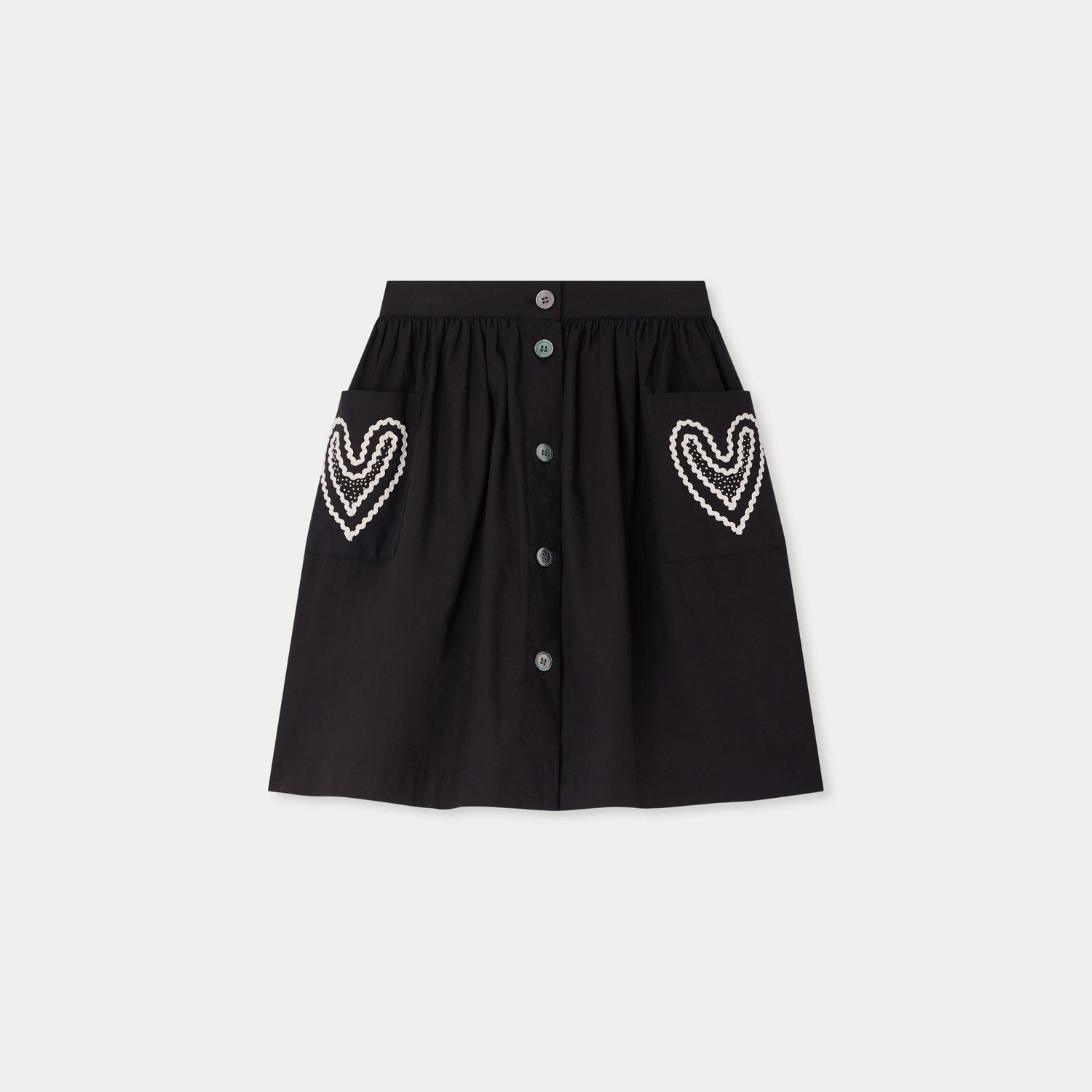 Bonpoint-Girls Jupe Lierre Noir
