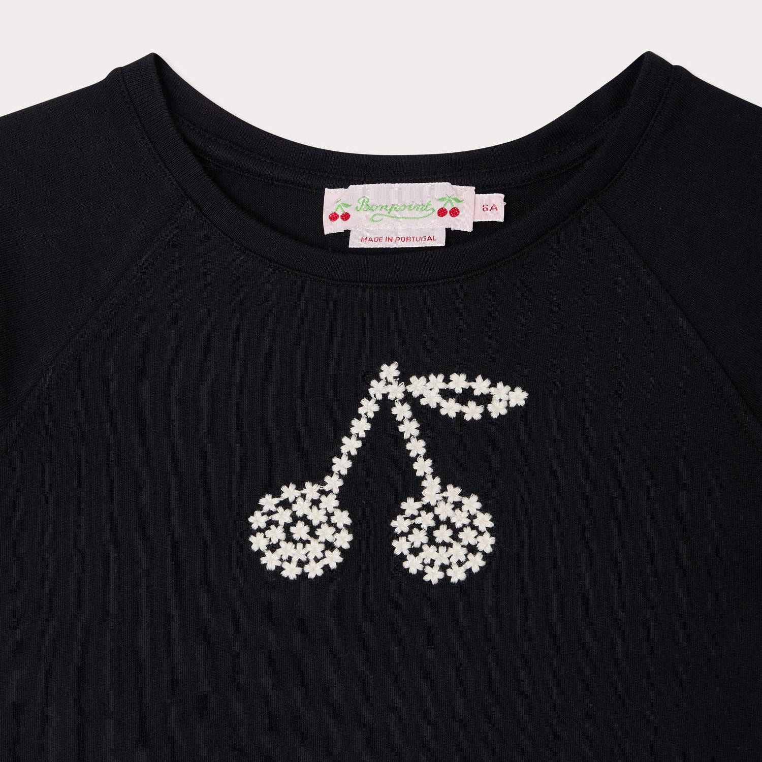 Bonpoint-T-Shirt Asmae Faux Noir