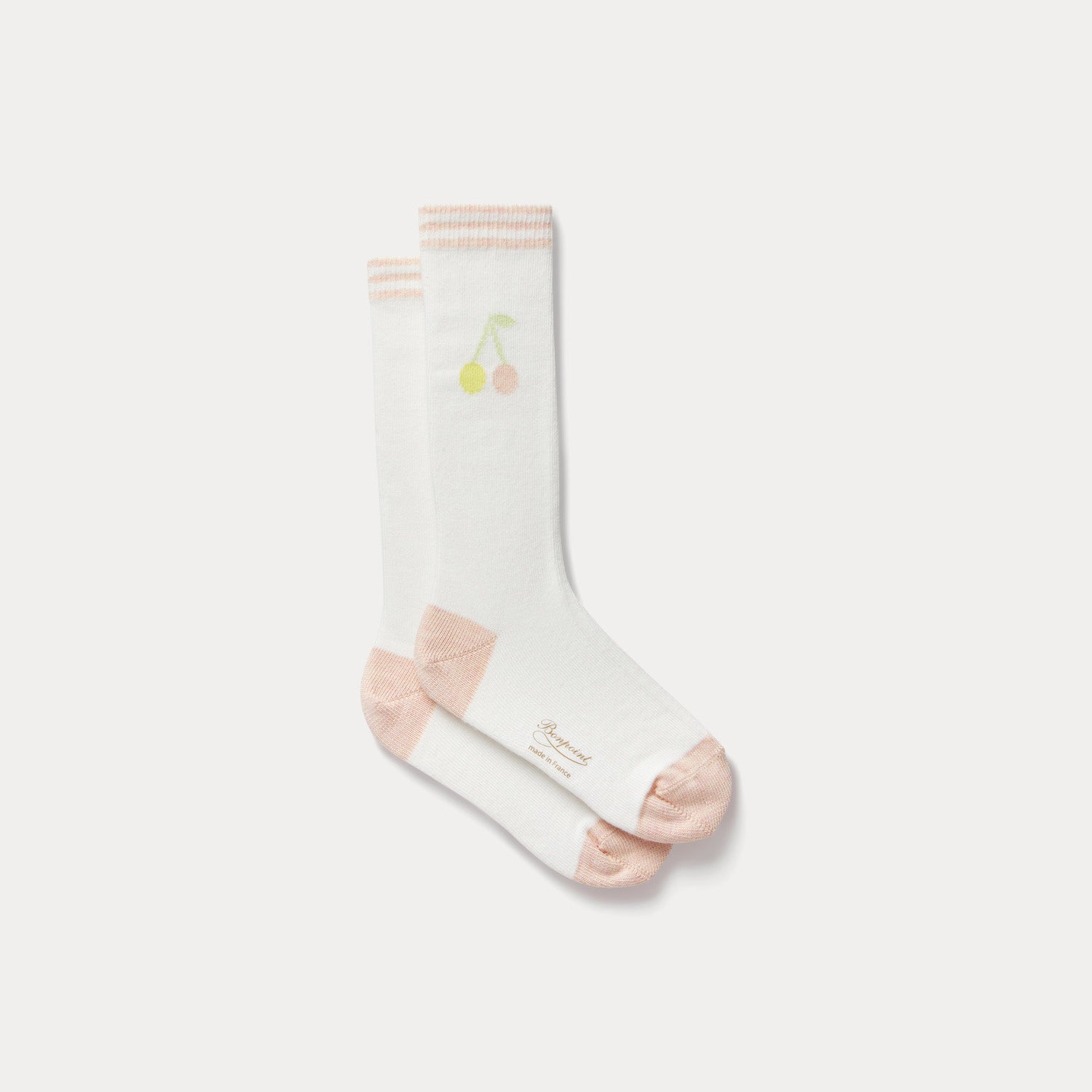 Bonpoint-Chaussettes Liatris Blanc Lait