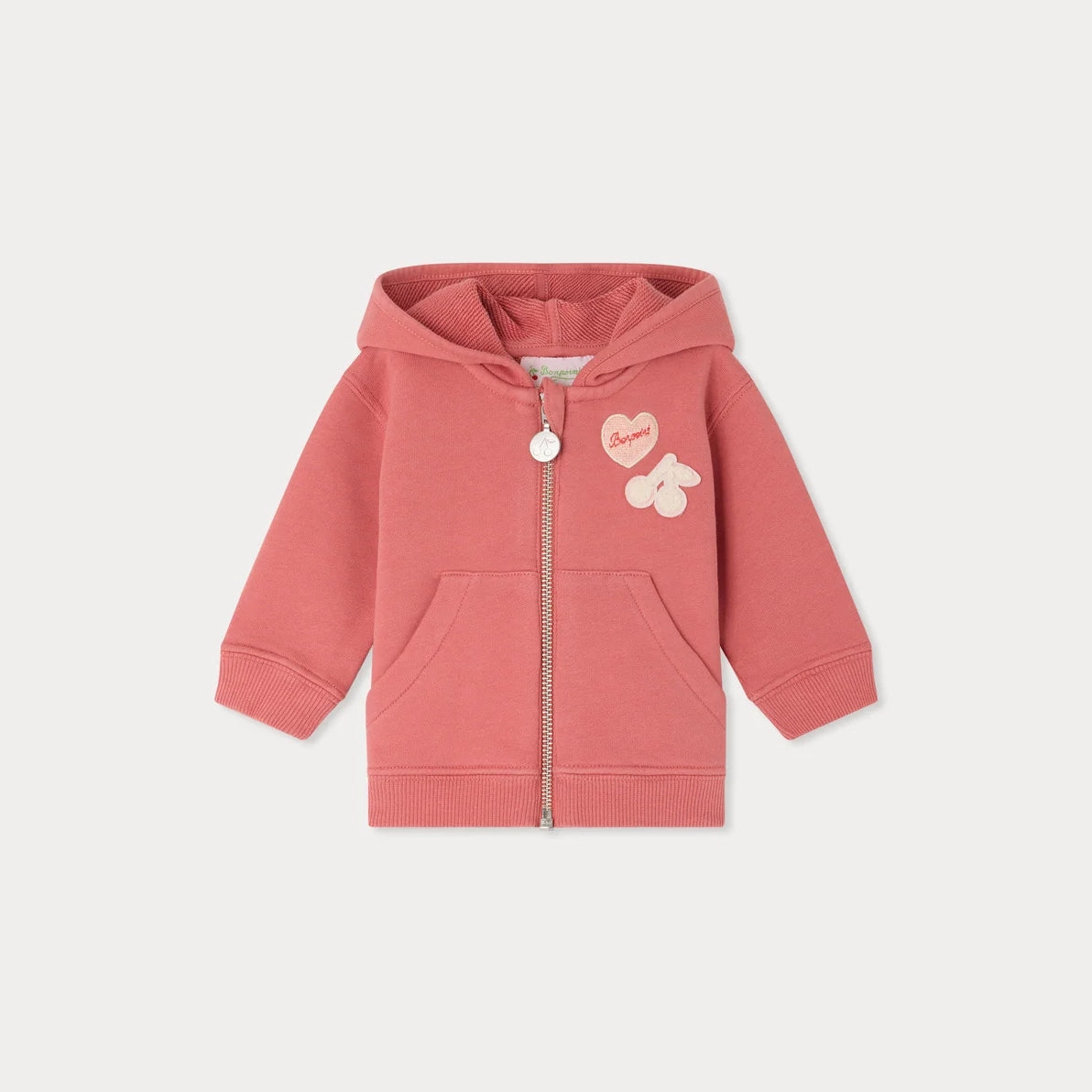 Bonpoin-Baby Sweat Tibou Upb Framboise
