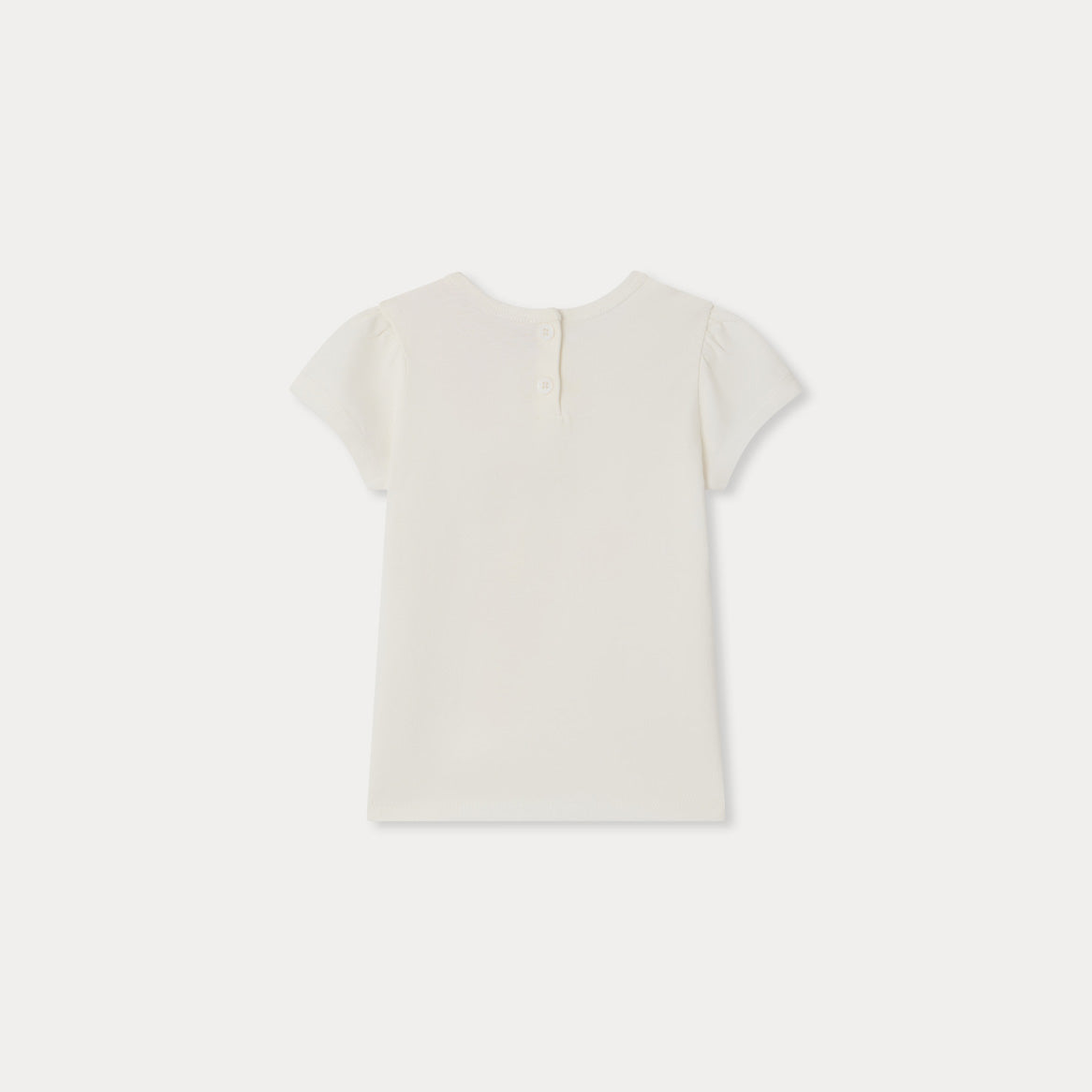 Bonpoint-T-Shirt Cira Upb Blanc Lait