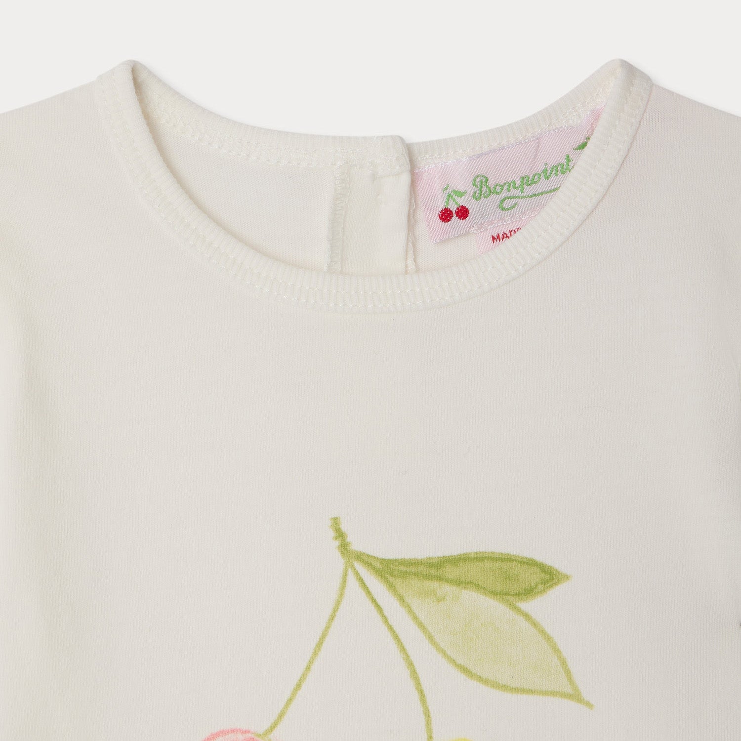 Bonpoint-T-Shirt Cira Upb Blanc Lait