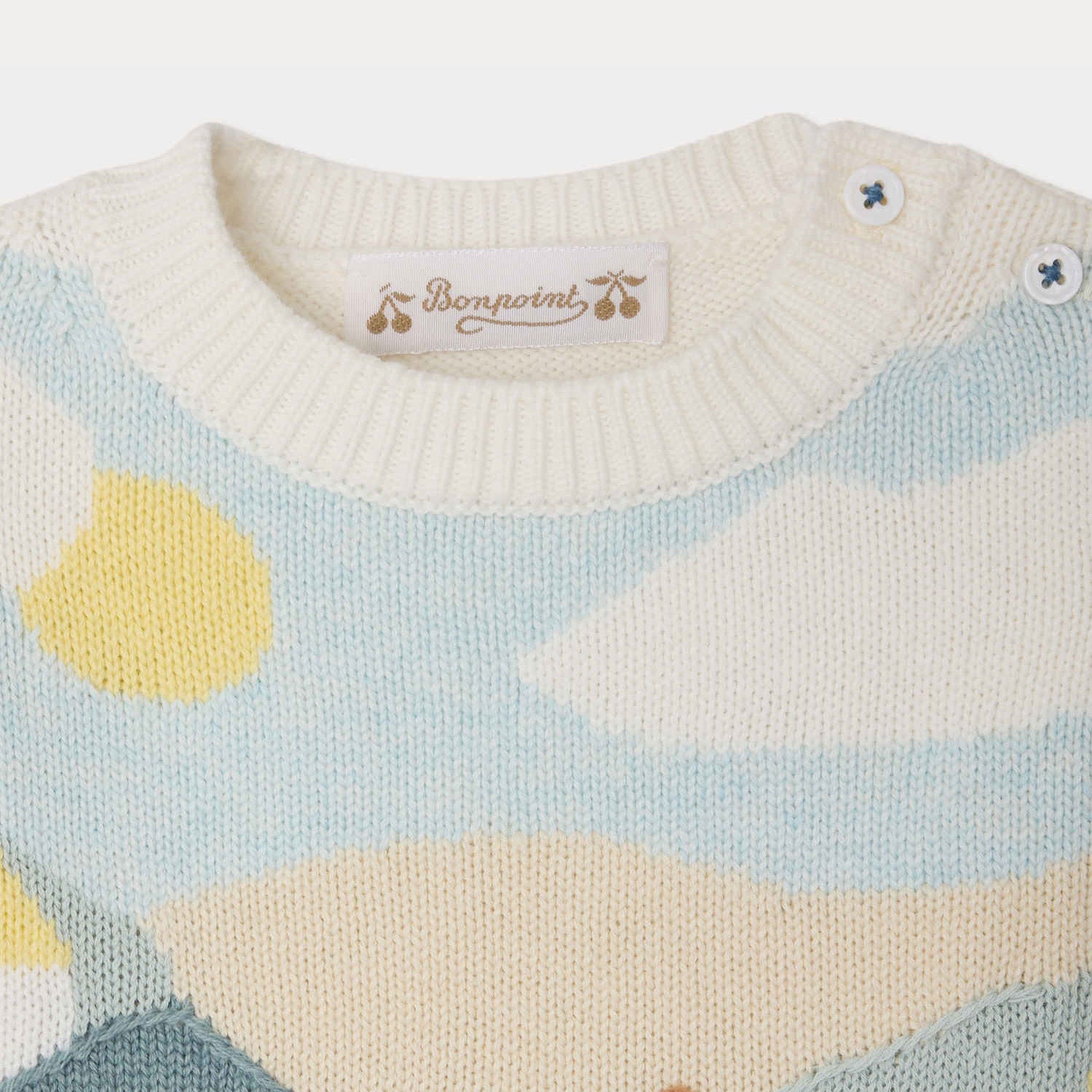 Bonpoint-Pull Almire Beige