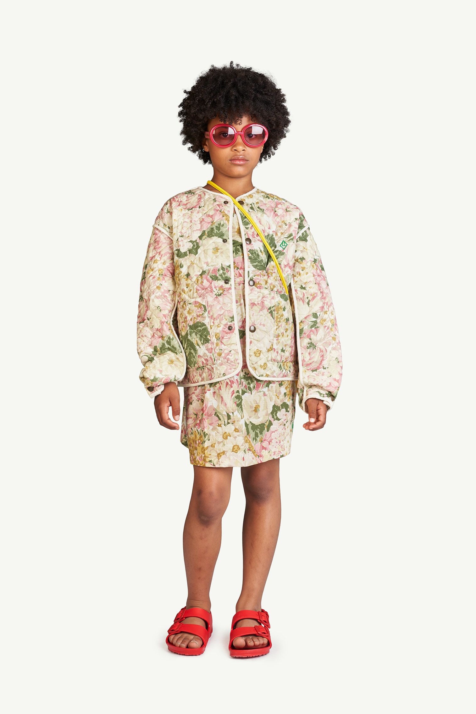 STARLING JACKET - WHITE FLOWER