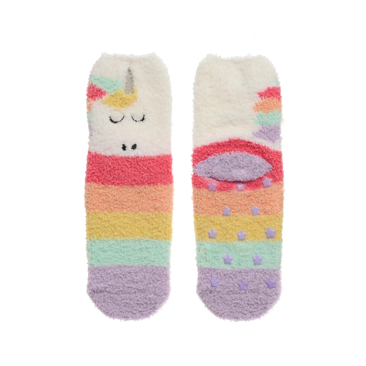 Rockahula Kids-Rainbow Unicorn Cosy Slipper Socks