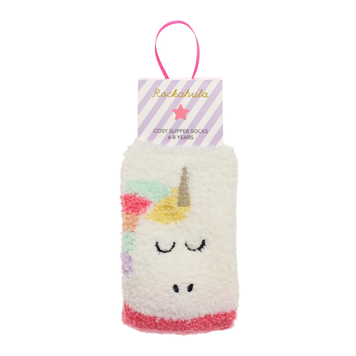 Rockahula Kids-Rainbow Unicorn Cosy Slipper Socks