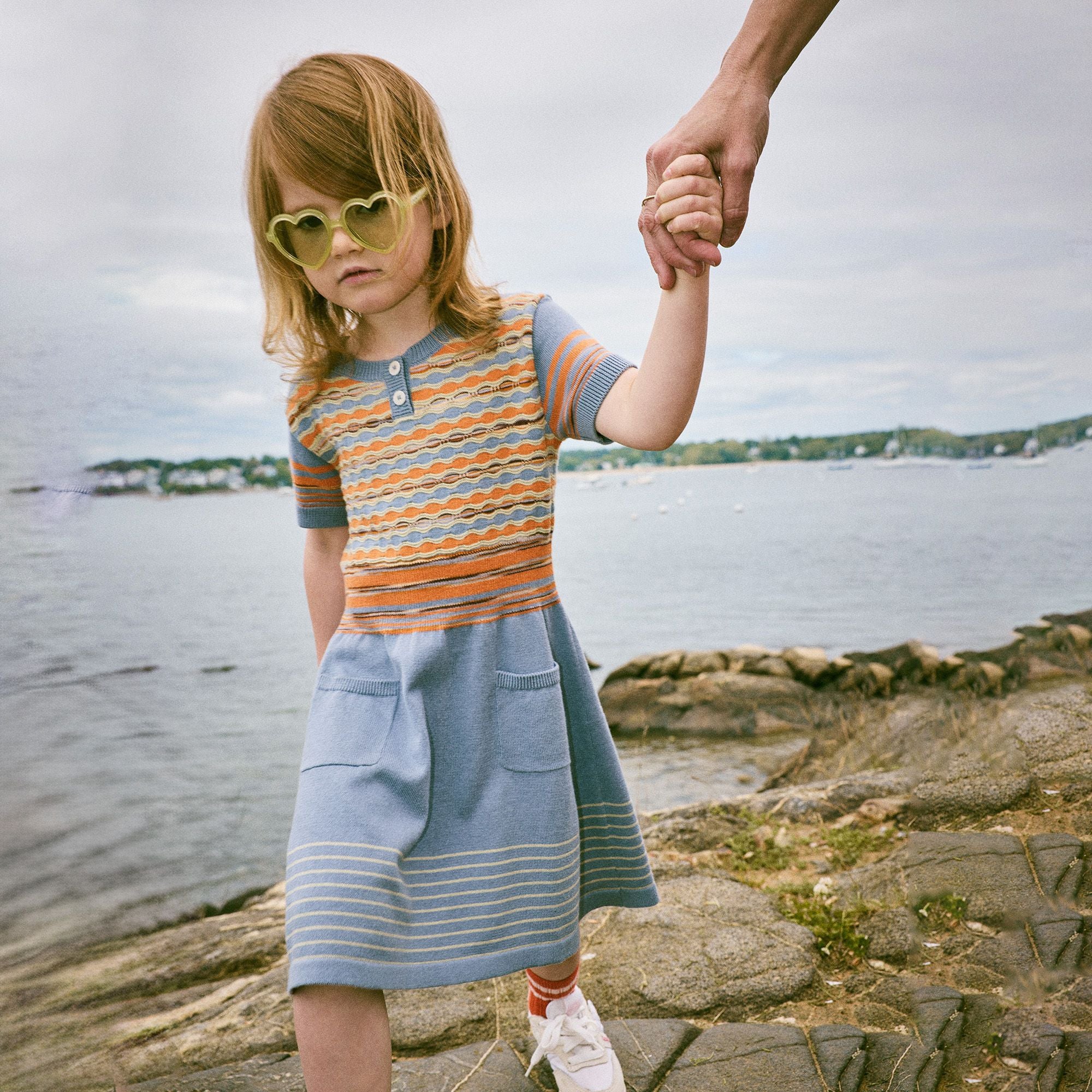 Misha & Puff-Girls Rita Dress Dove Merengue