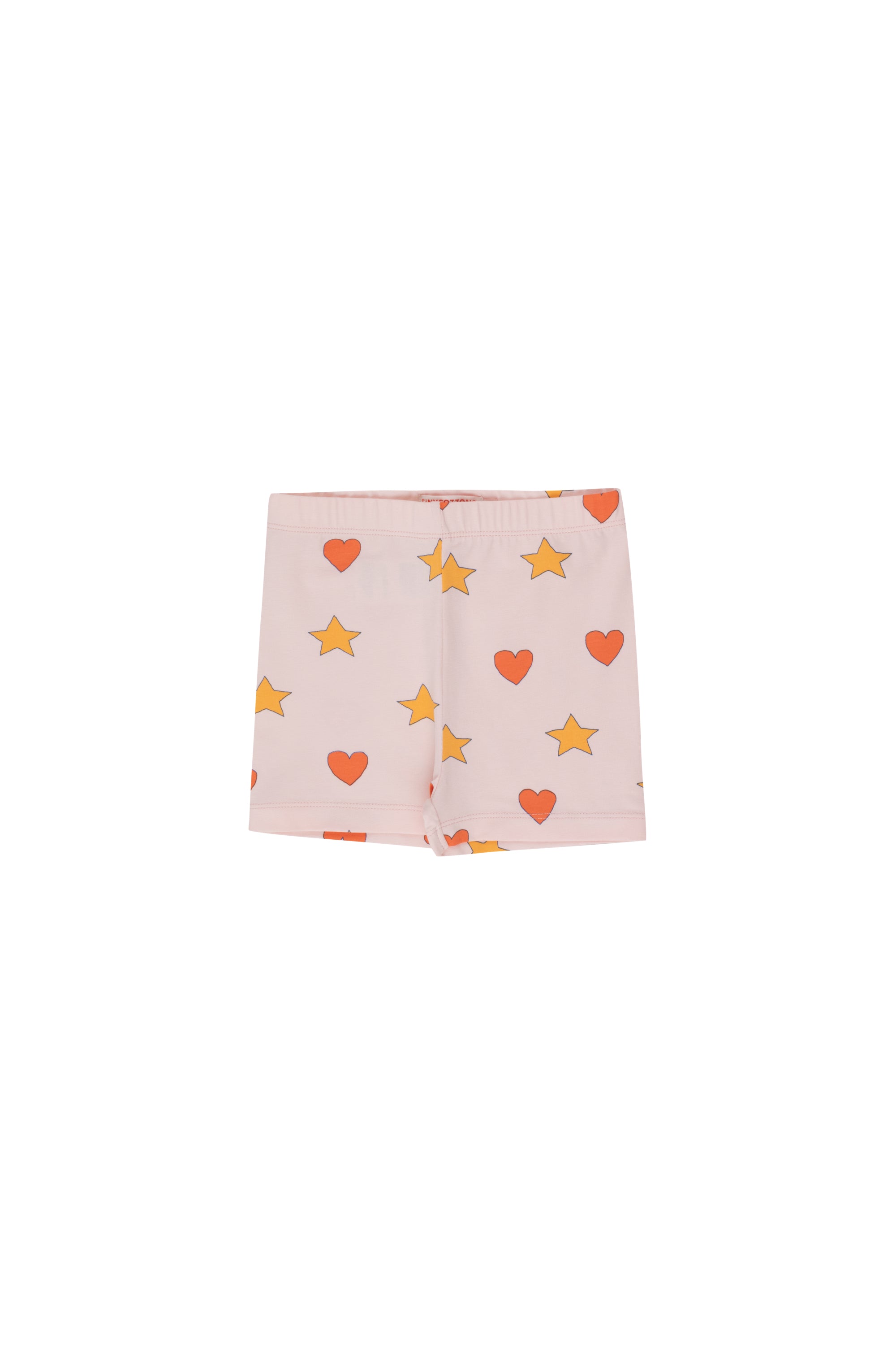 HEARTS STARS SHORT pastel pink