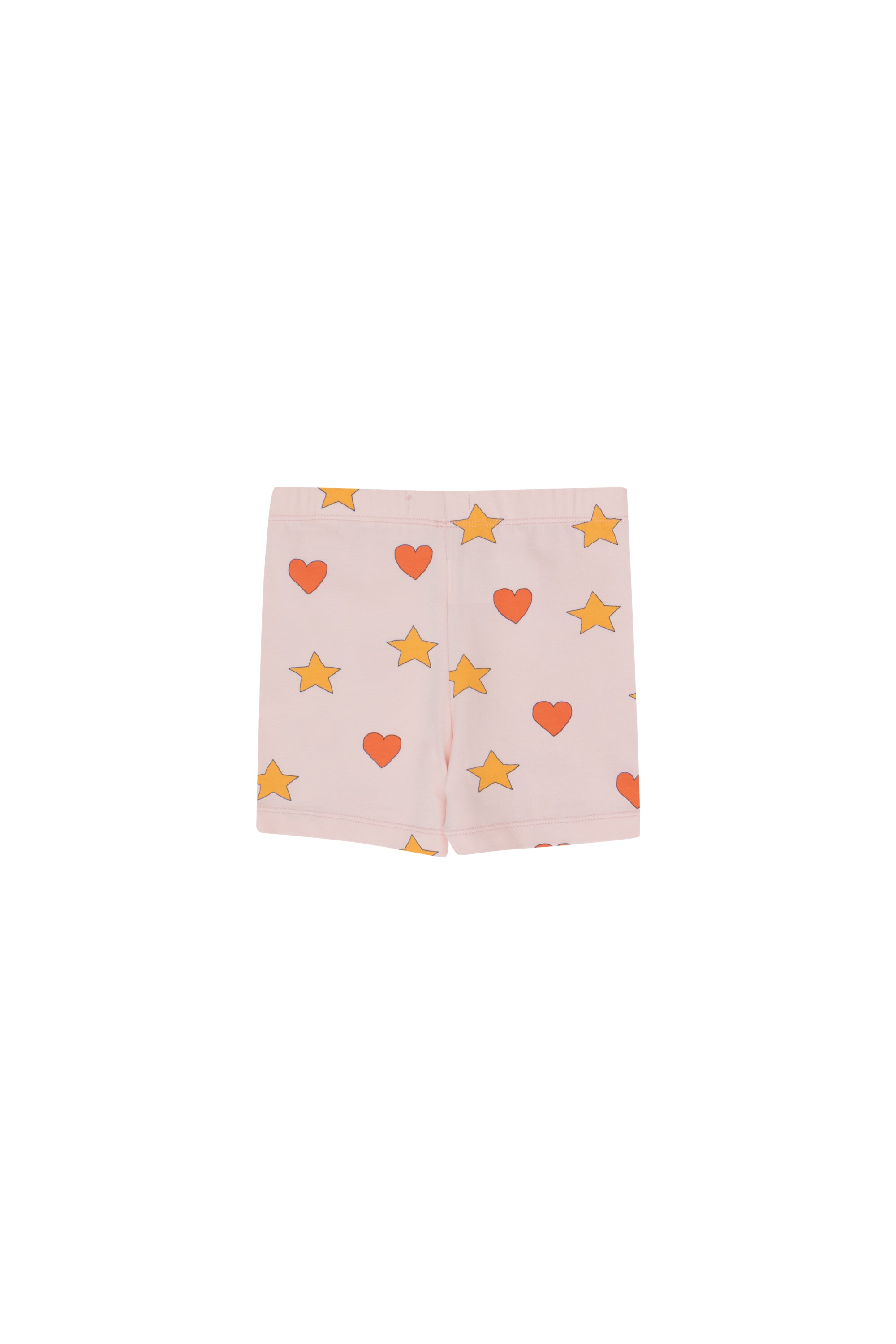 HEARTS STARS SHORT pastel pink