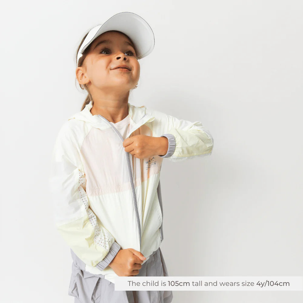 Mini A Ture-MATMULTI color UV jacket. GRS Peony silver col. b.
