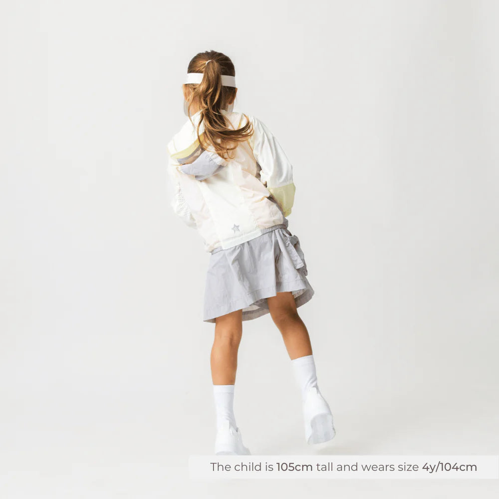 Mini A Ture-MATMULTI color UV jacket. GRS Peony silver col. b.