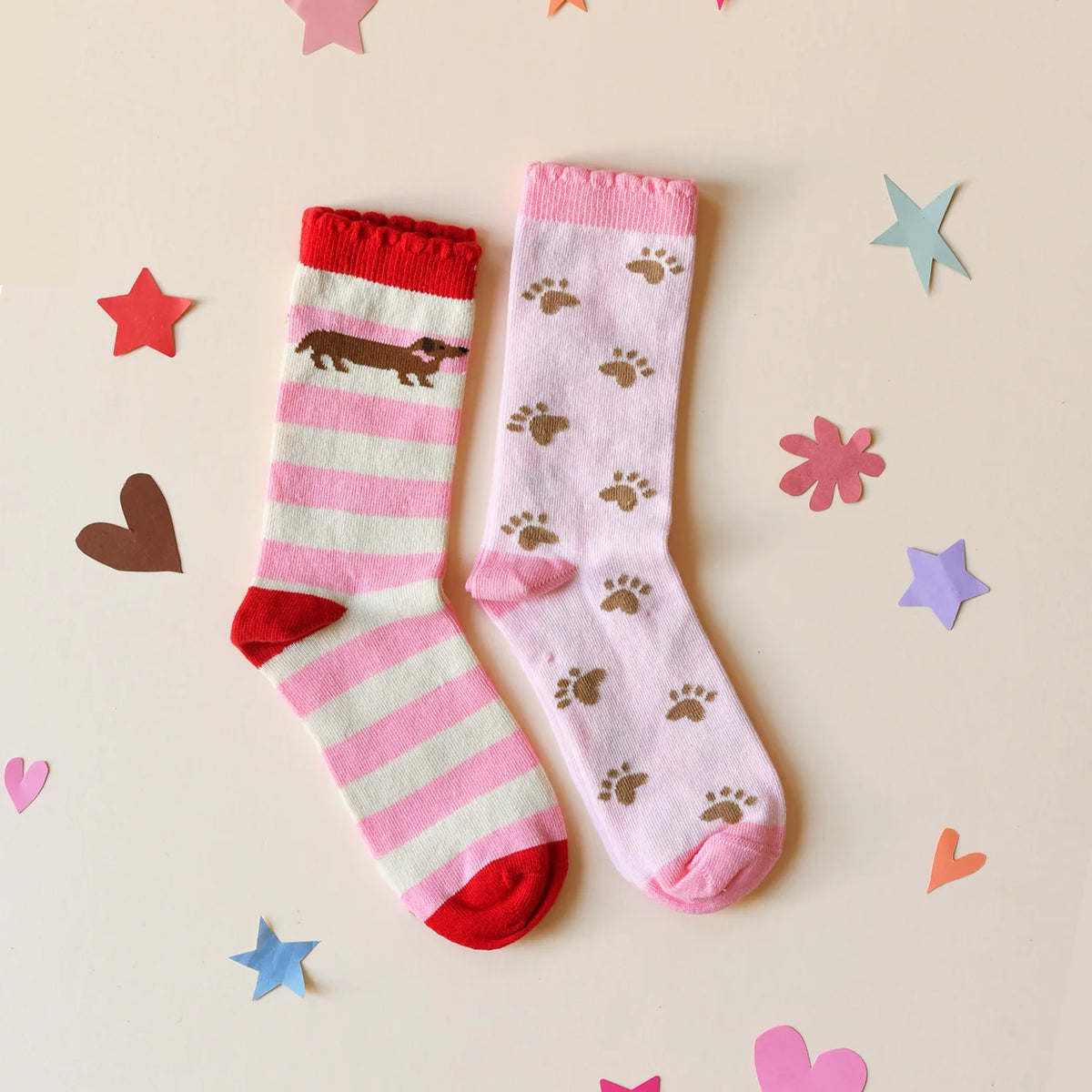 Rockahula Kids-Sausage Dog 2 Pack Socks