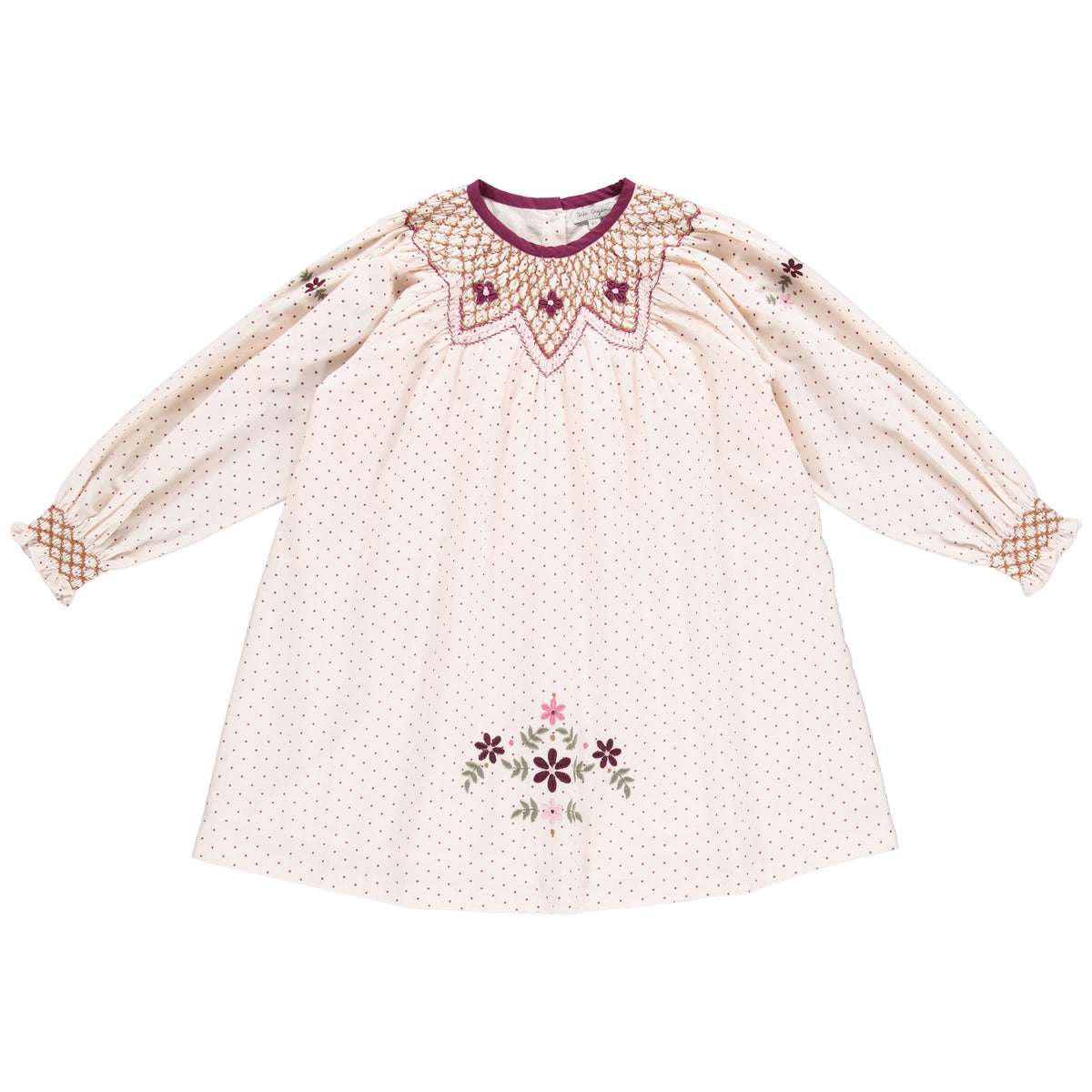 Bebe Organic-Scarlet Dress Vintage Dots