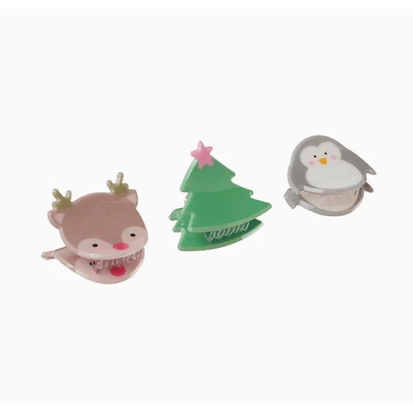 Rockahula Kids-Festive Christmas Claw Clips 3 Pack
