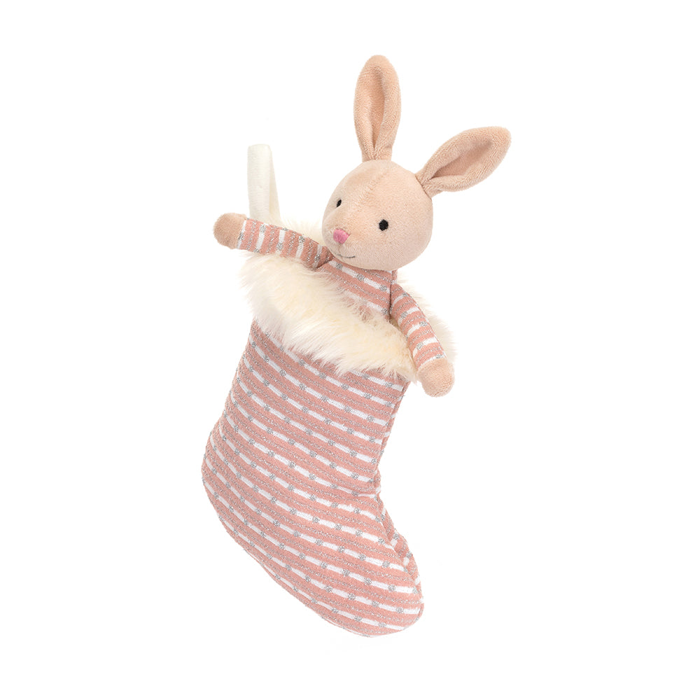 Jellycat- Shimmer Stocking Bunny