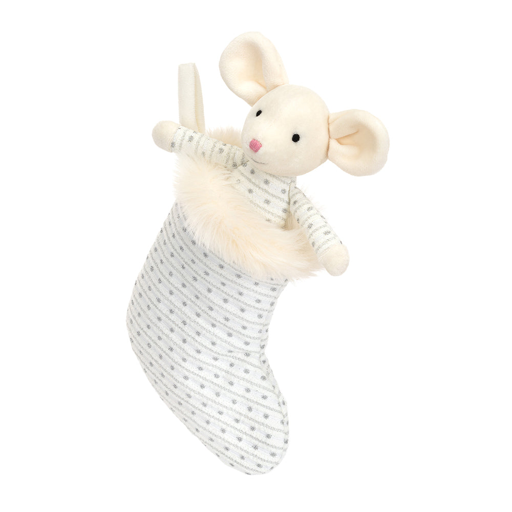 Jellycat- Shimmer Stocking Mouse