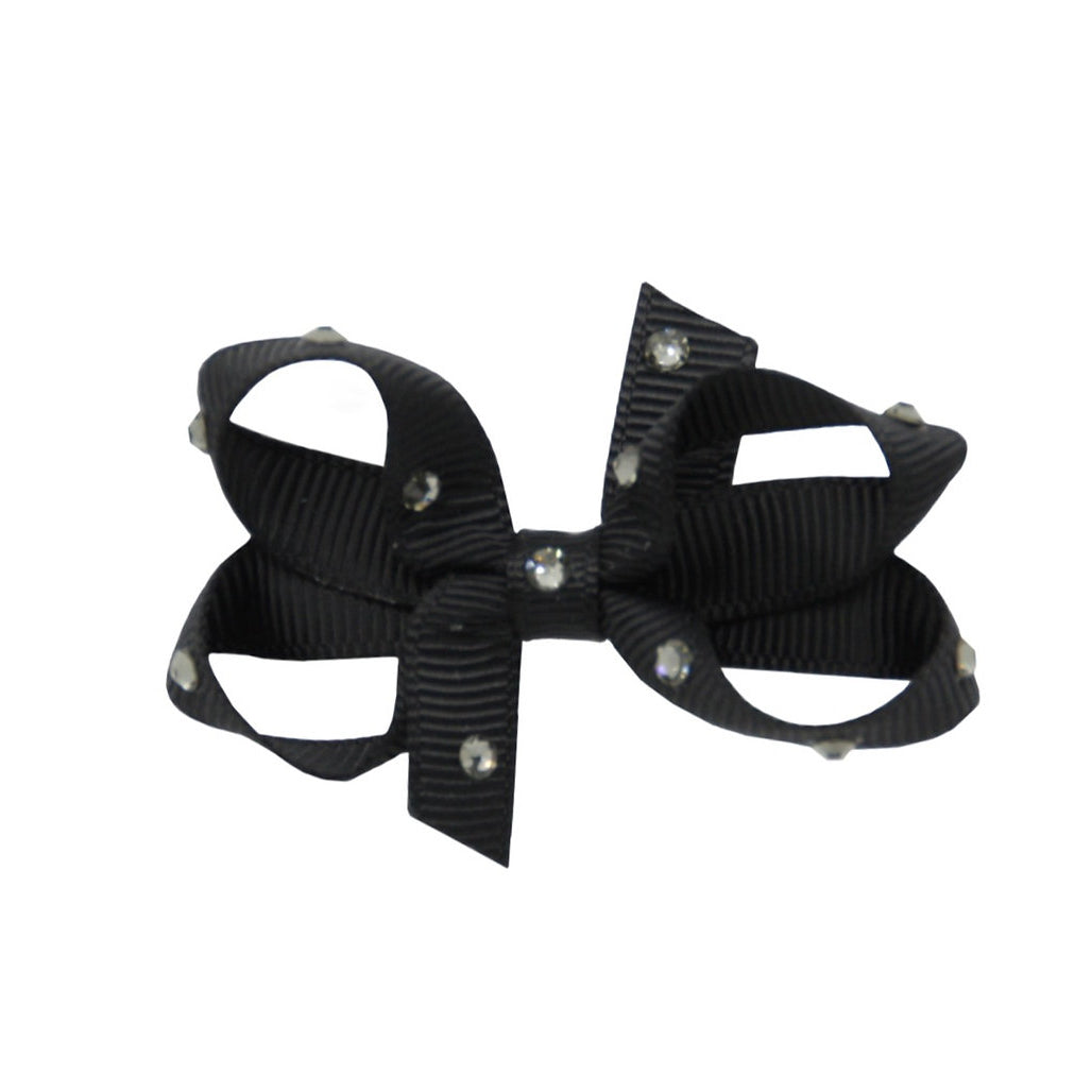 Olilia-Small Classic Bow-Black