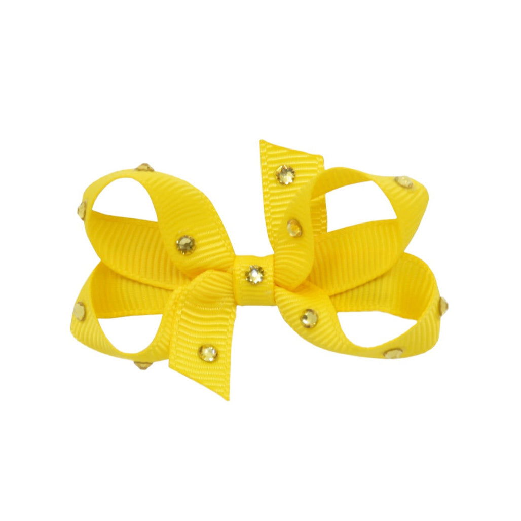 Olilia-Small Classic Bow-Daffodil