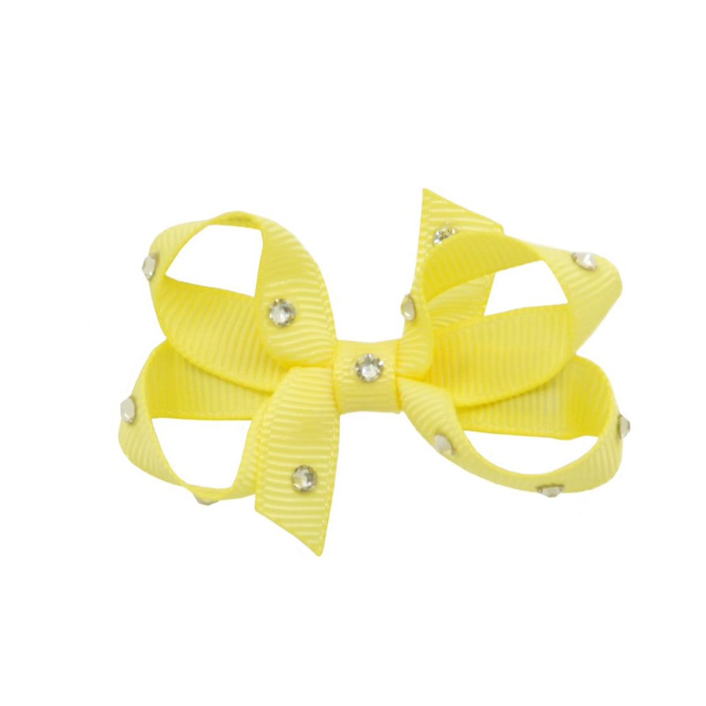 Olilia-Small Classic Bow-Lemon