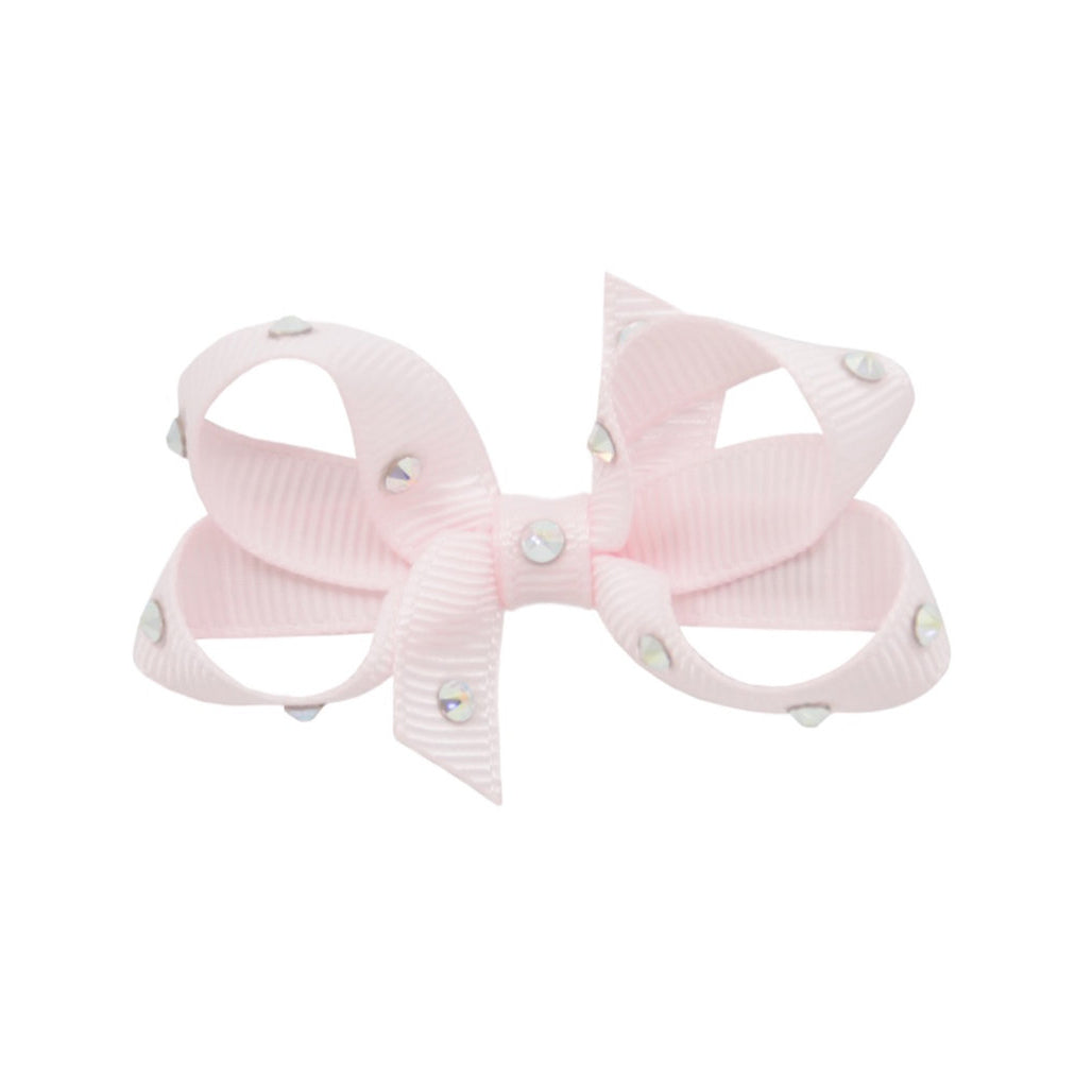 Olilia-Small Classic Bow-Powder Pink