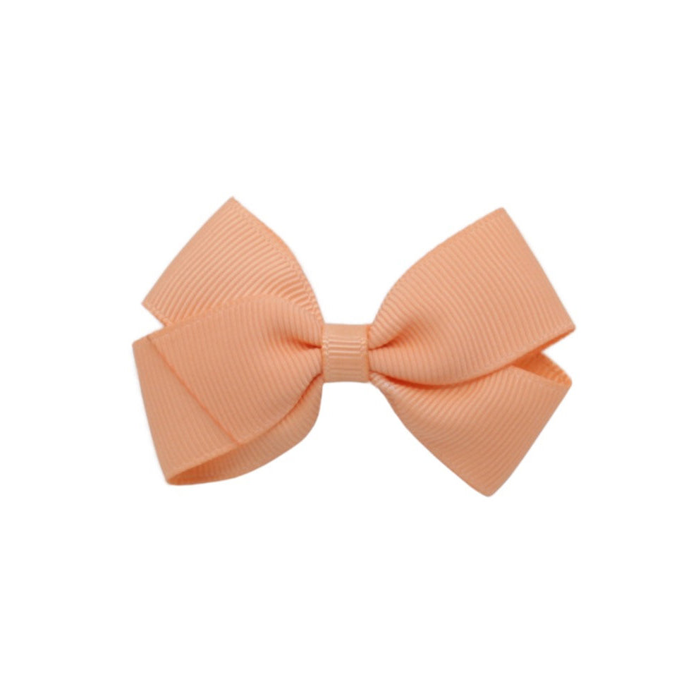 Olilia-Small London Bow-Peach