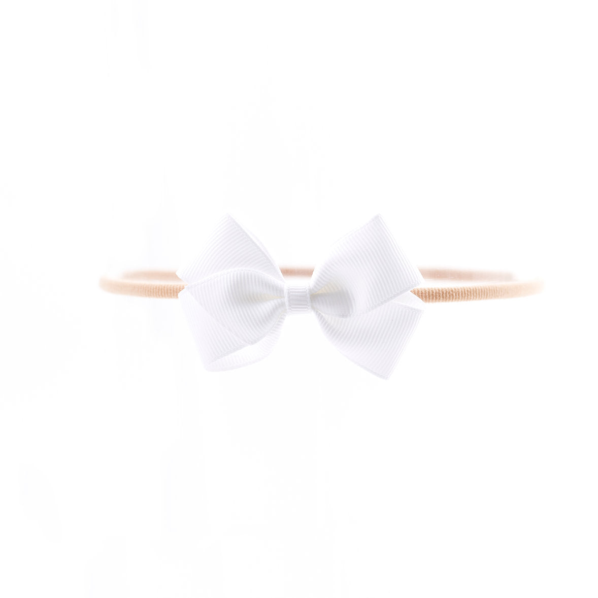 Olilia-Small London Soft Headband-White