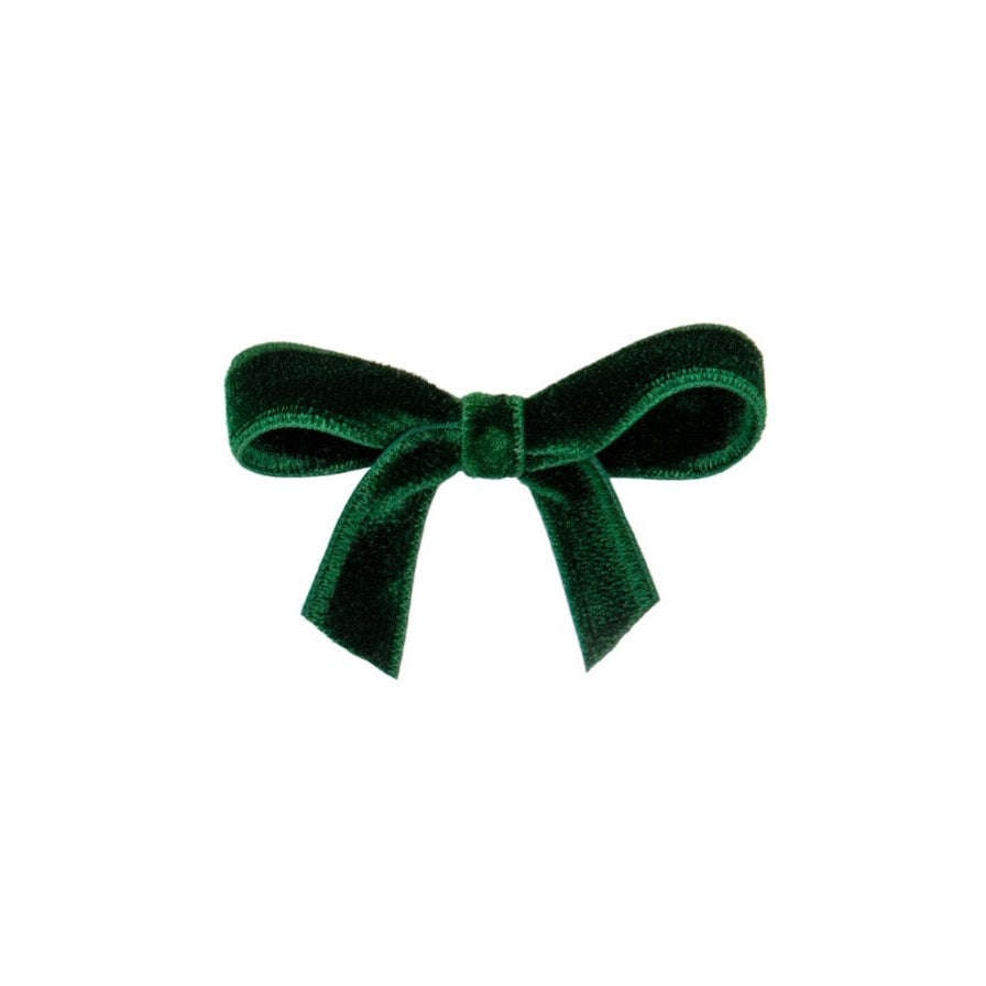 Olilia-Small Velvet Bow-Hunter