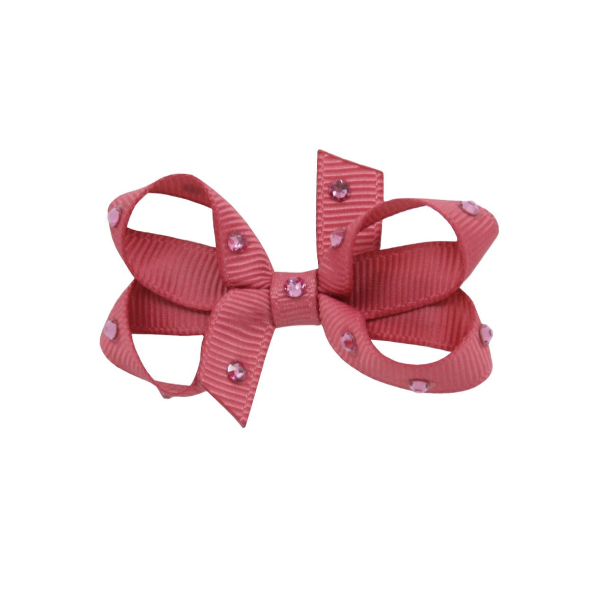 Olilia-Small Classic Bow-Colonial Rose