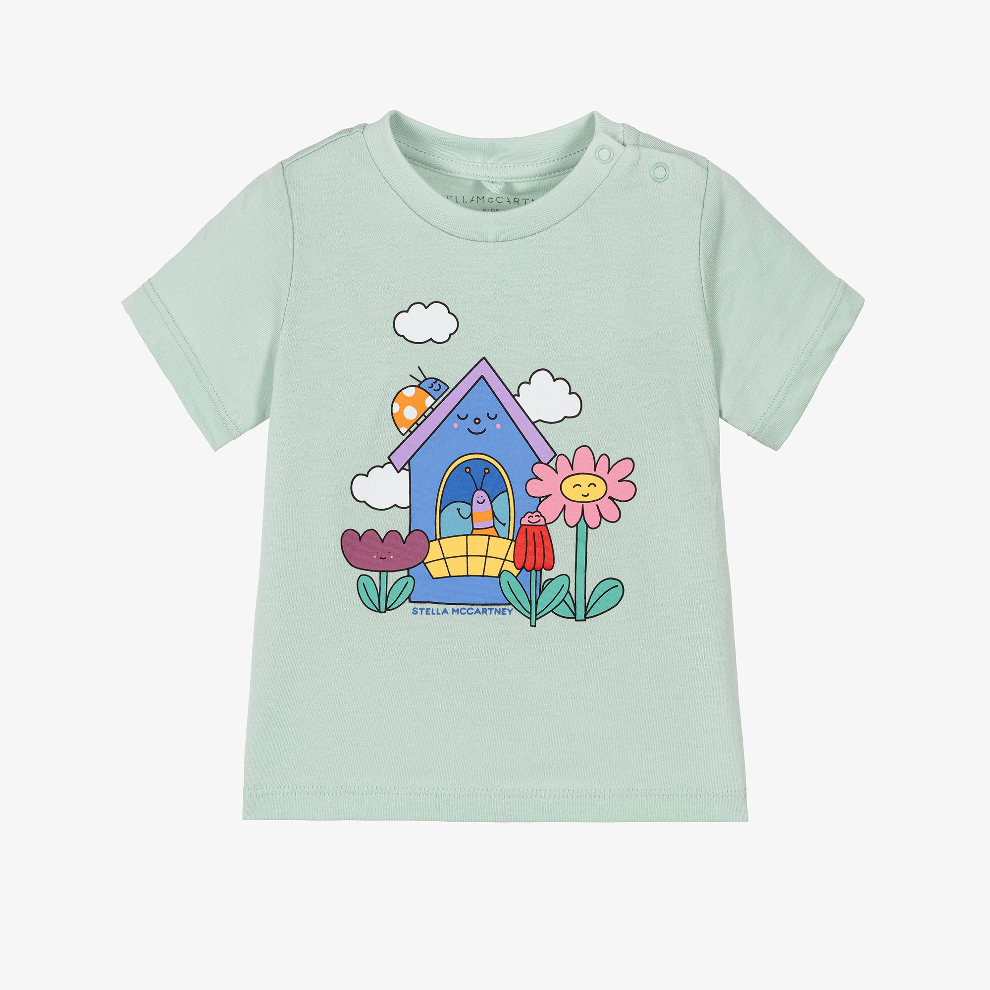 Stella McCartney Kids-Baby Girl Ss T-Shirt With Graphic