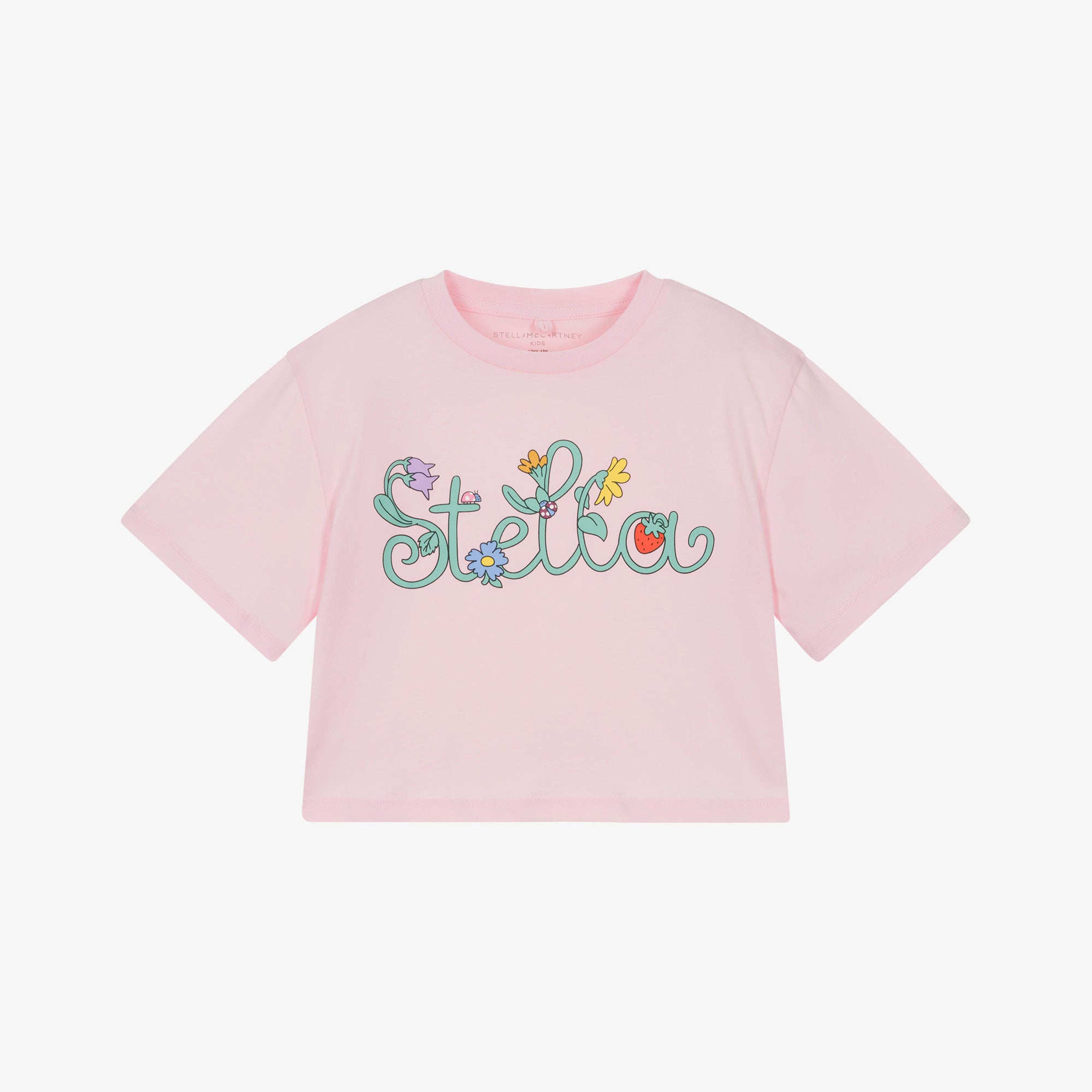 Stella McCartney Kids-Girl Ss Stella Logo T-Shirt